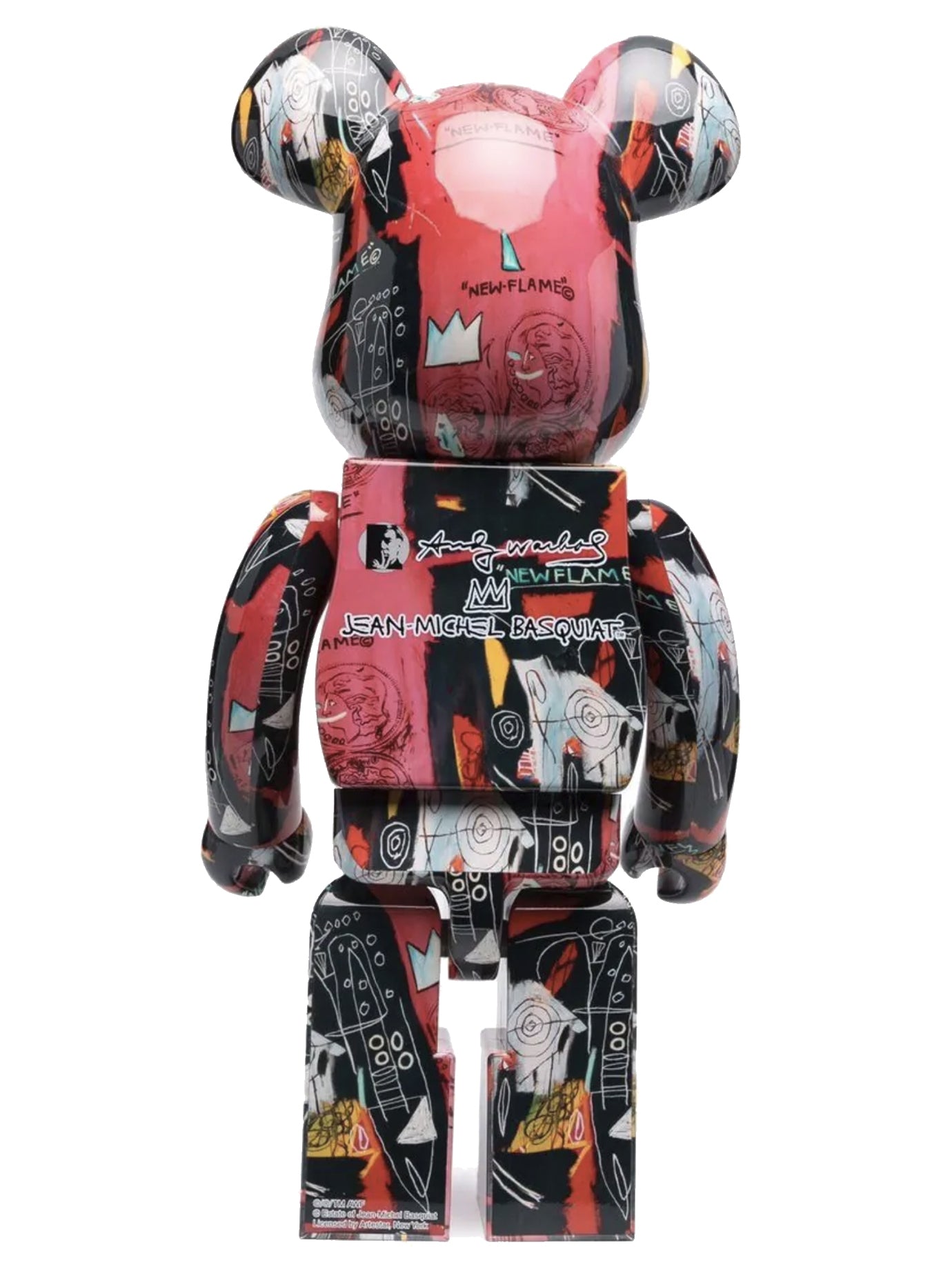 "Be@Rbrick Andy Warhol X J.m Basquiat" 1000%  Toy