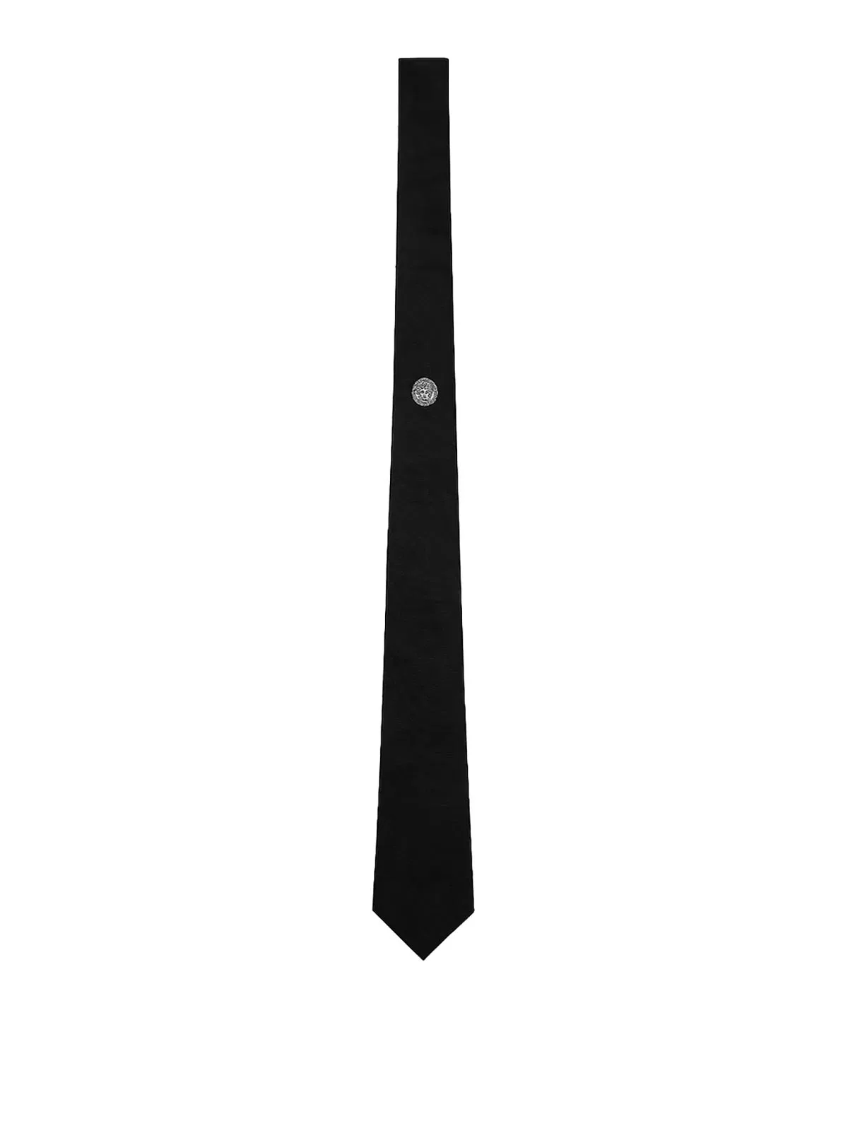 Black Medusa Logo Tie