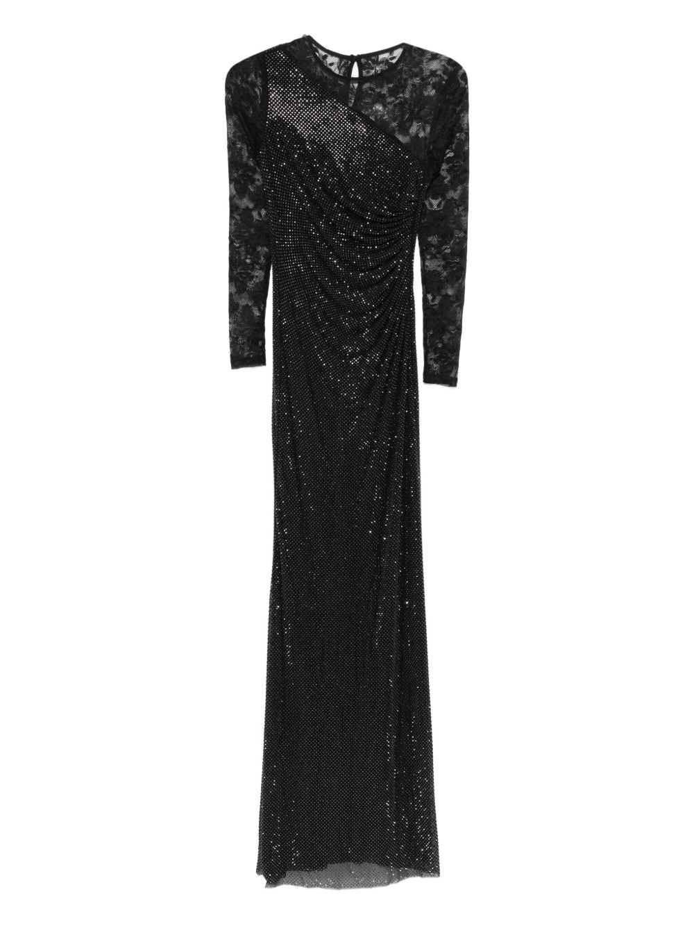 Sheer Lace Asymmetric