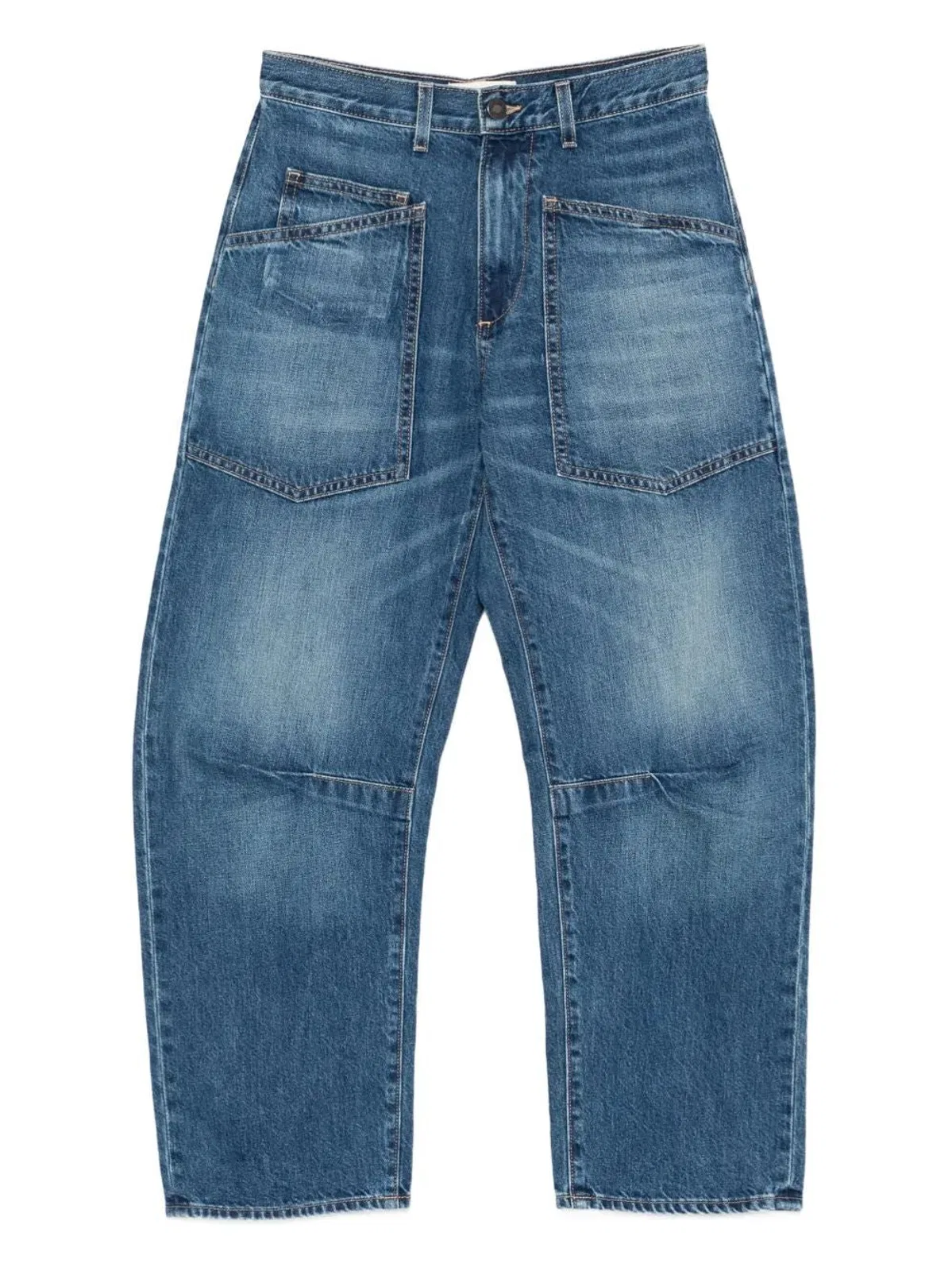 Shon Jeans Flared Leg Blue