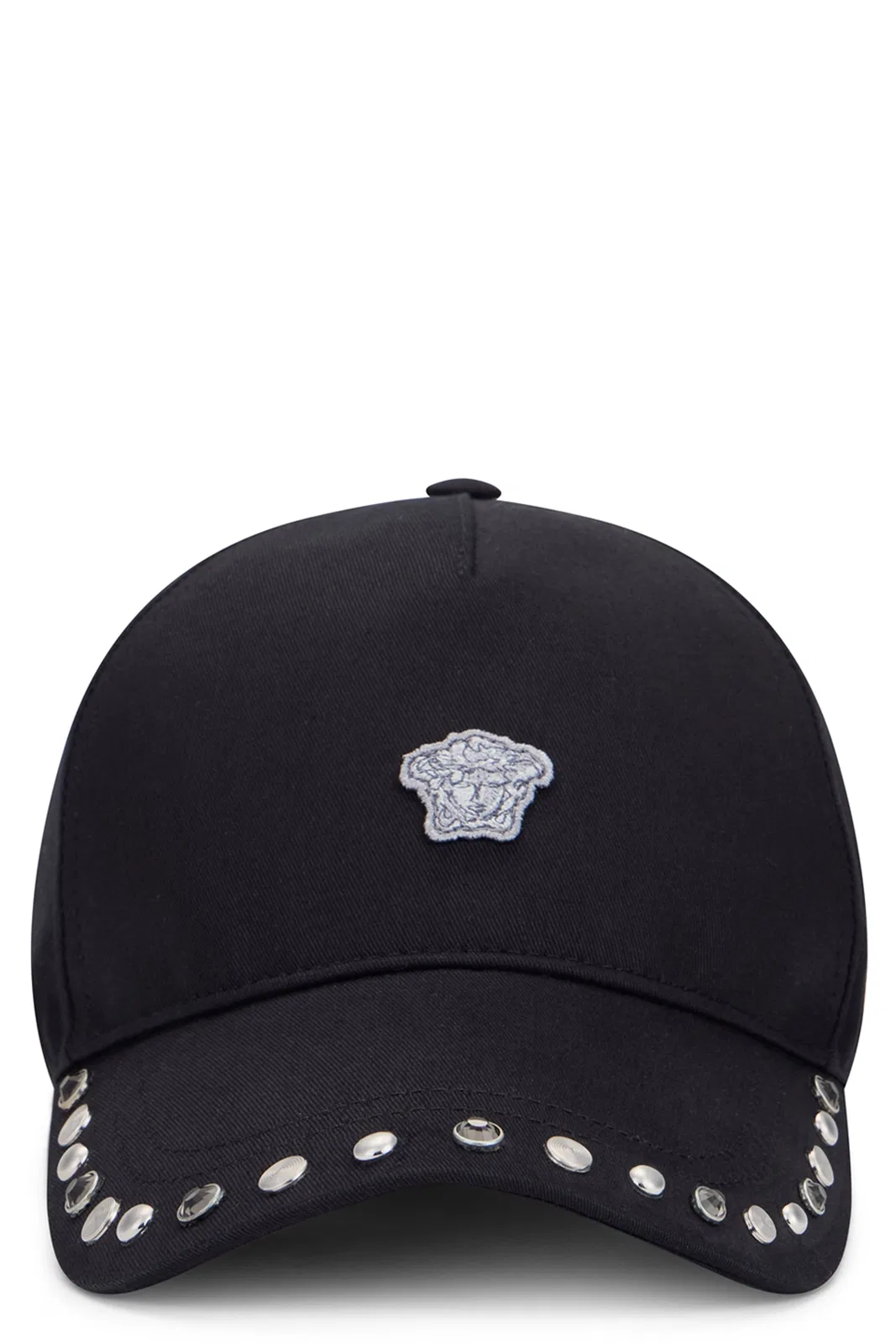 Versace Embellished Baseball Cap In Yellow