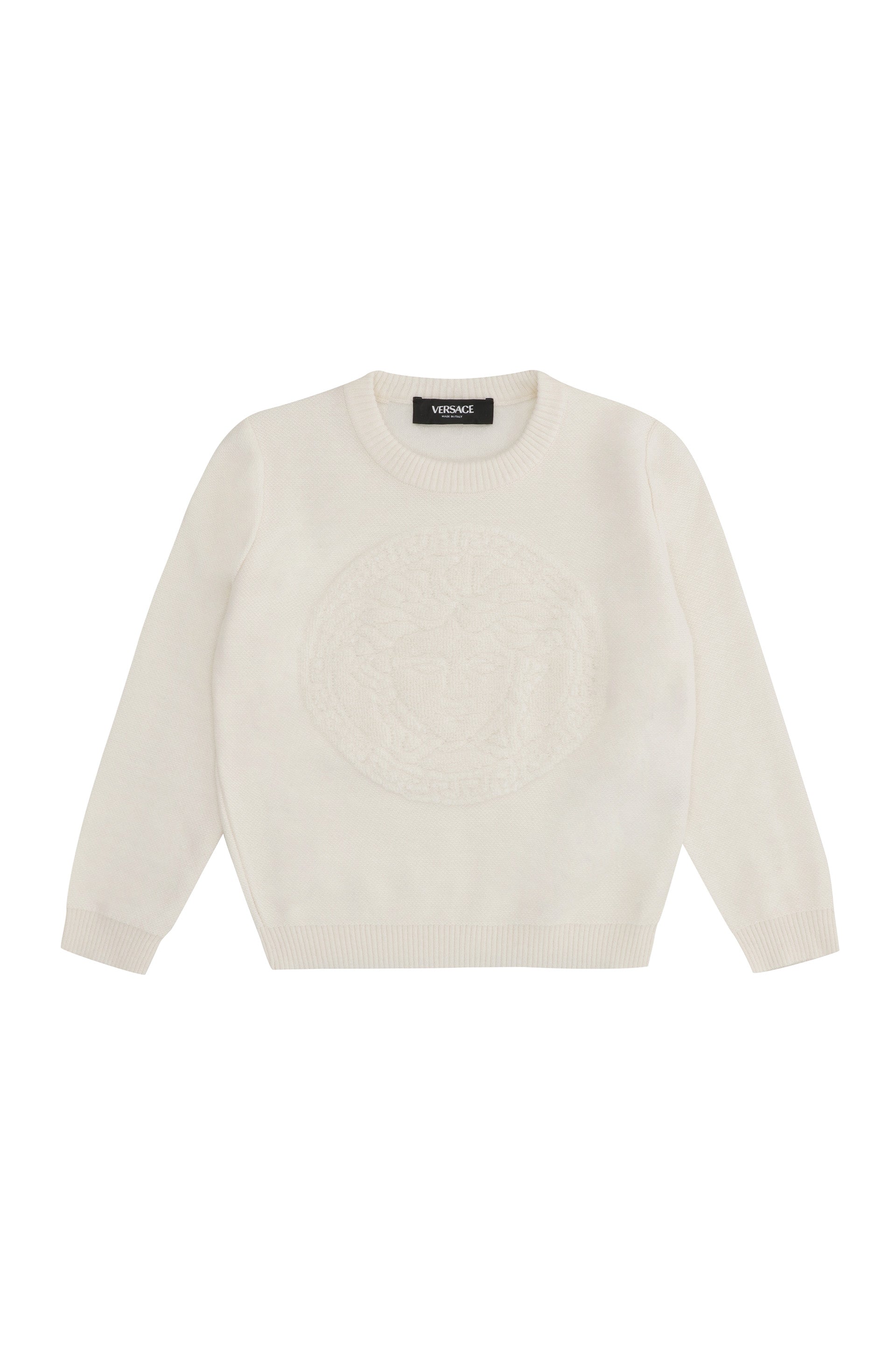 Wool-Blend Crew-Neck Sweater