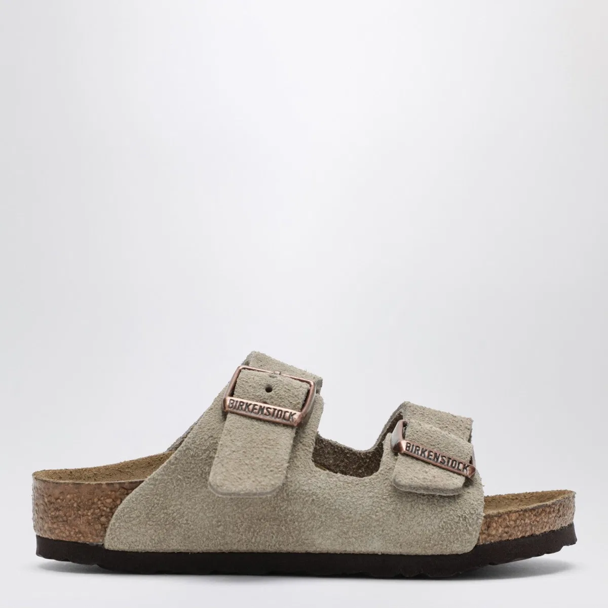 Taupe Suede Arizona Slide