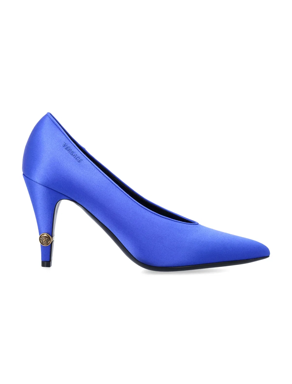 Gianni Satin Pointed Pumps