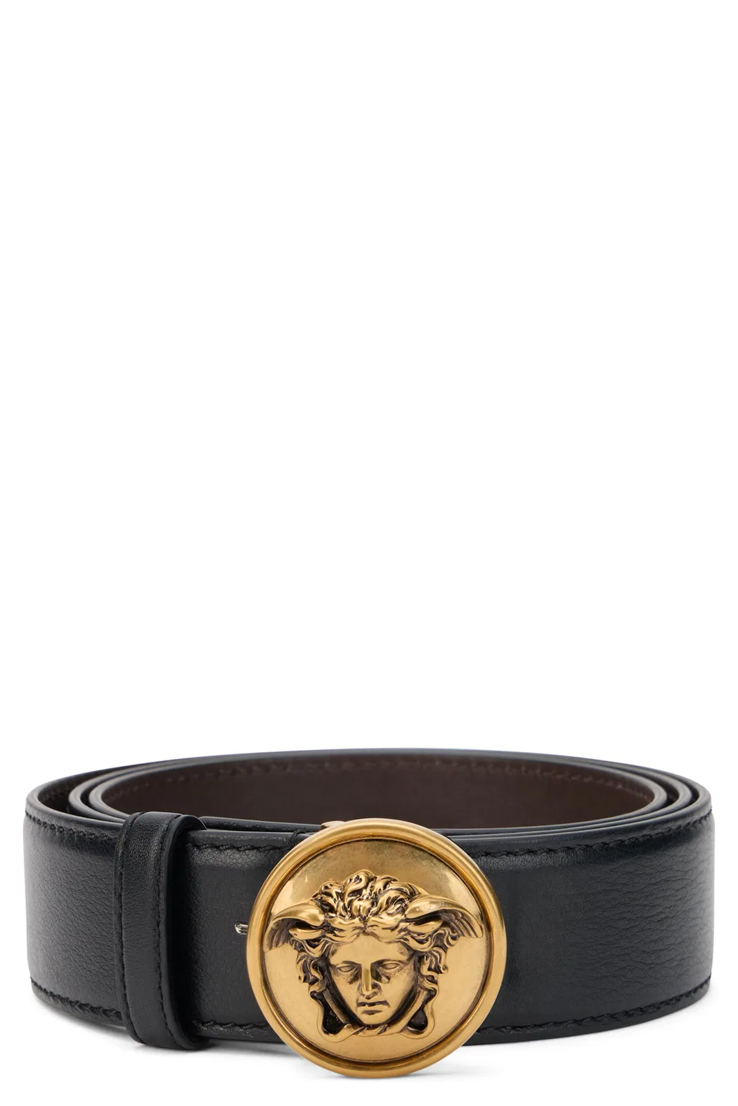 Versace Belt With Jellyfish In Black