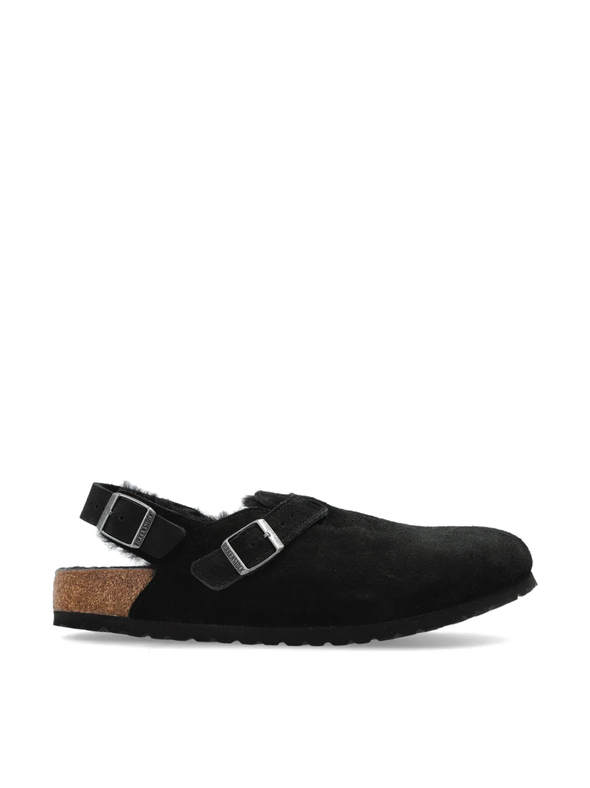 Tokio Shearling Suede Mules