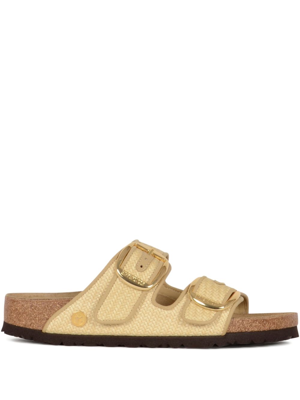 Arizona Big Buckle Natural – Woven Textile Sandal