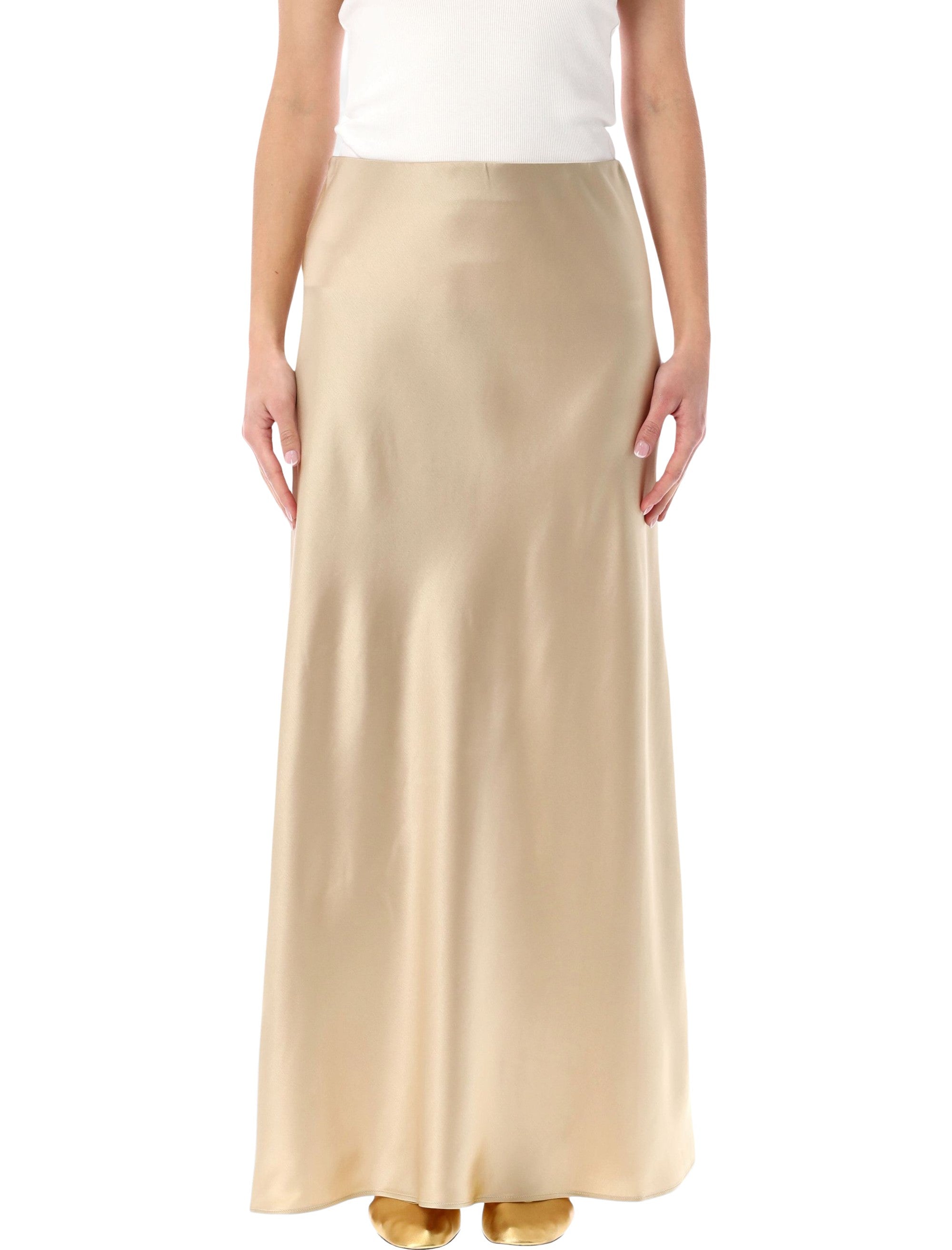 Barbara Satin Maxi Skirt