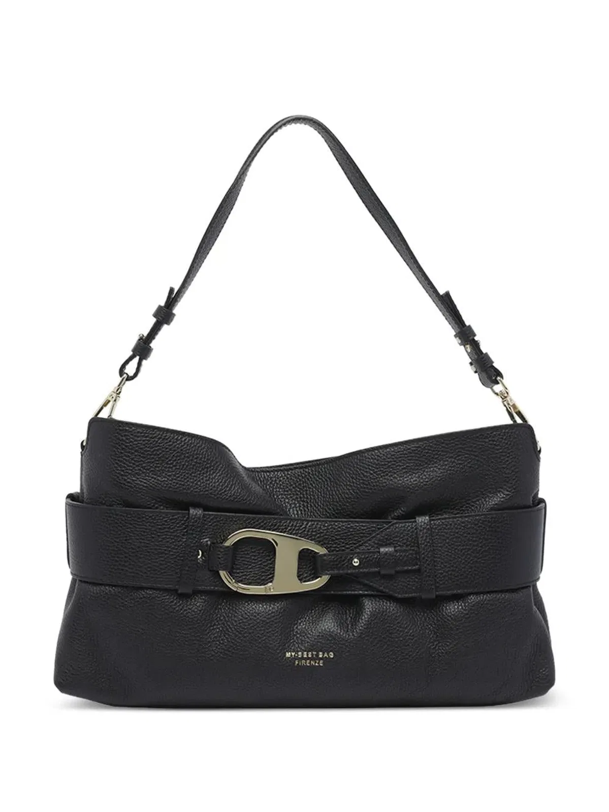 Shoulder Bag With Logo Motif Strap