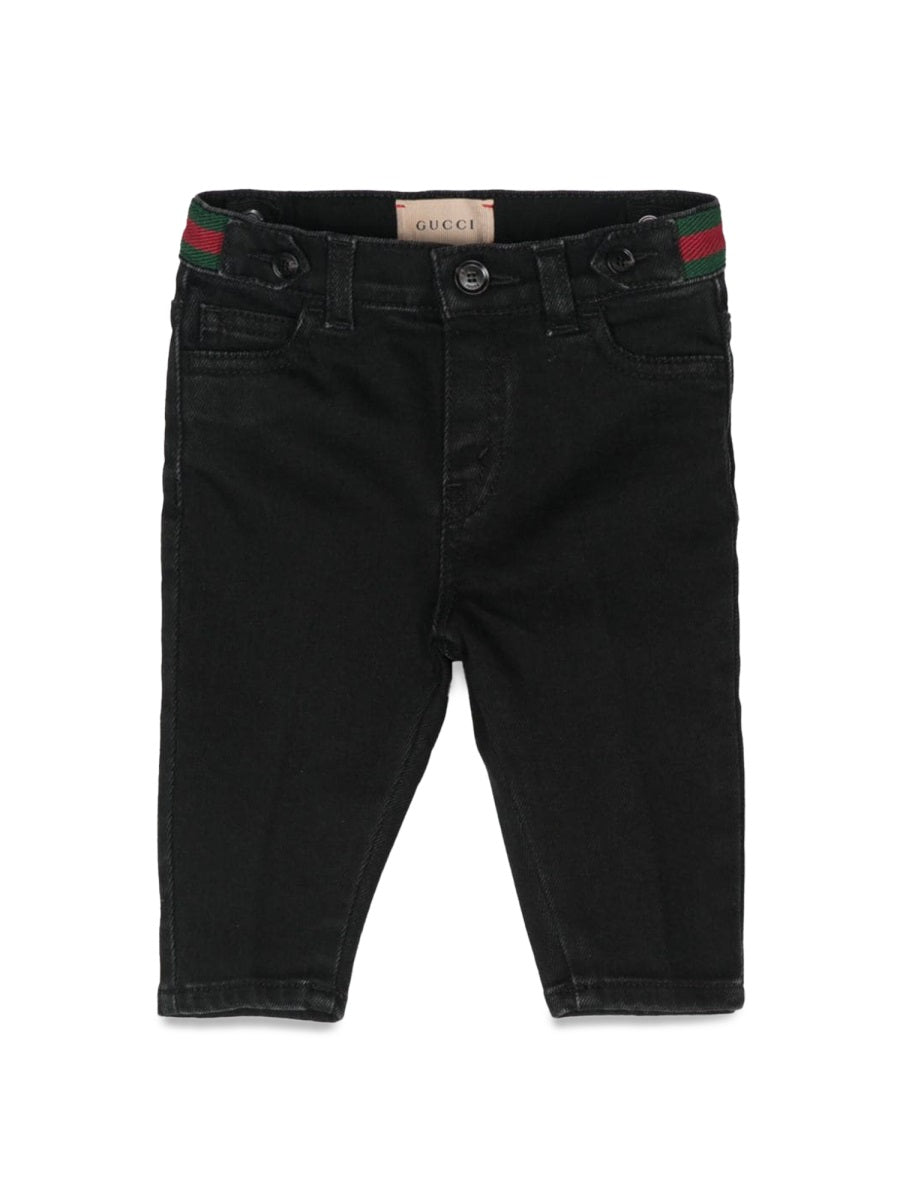 B Pants Black Denim/Black/Mix