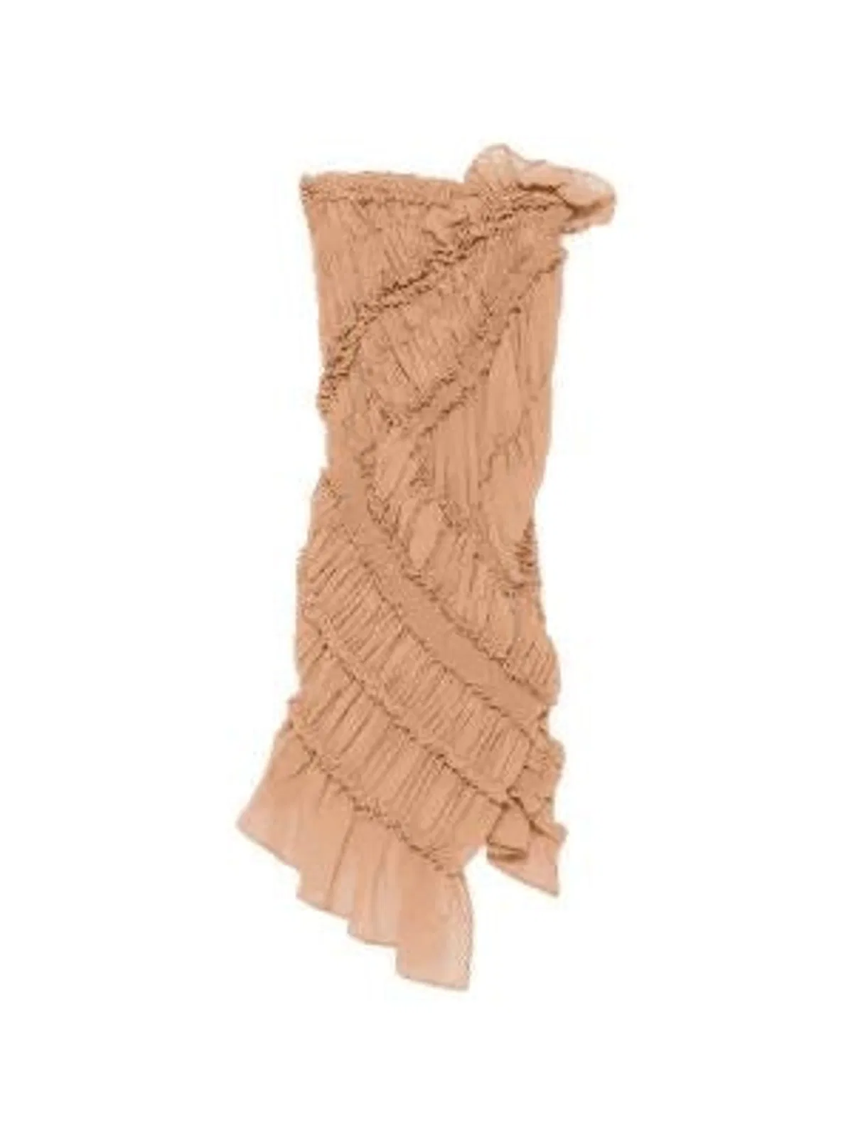 Ruffled-Embellishment Midi Skirts