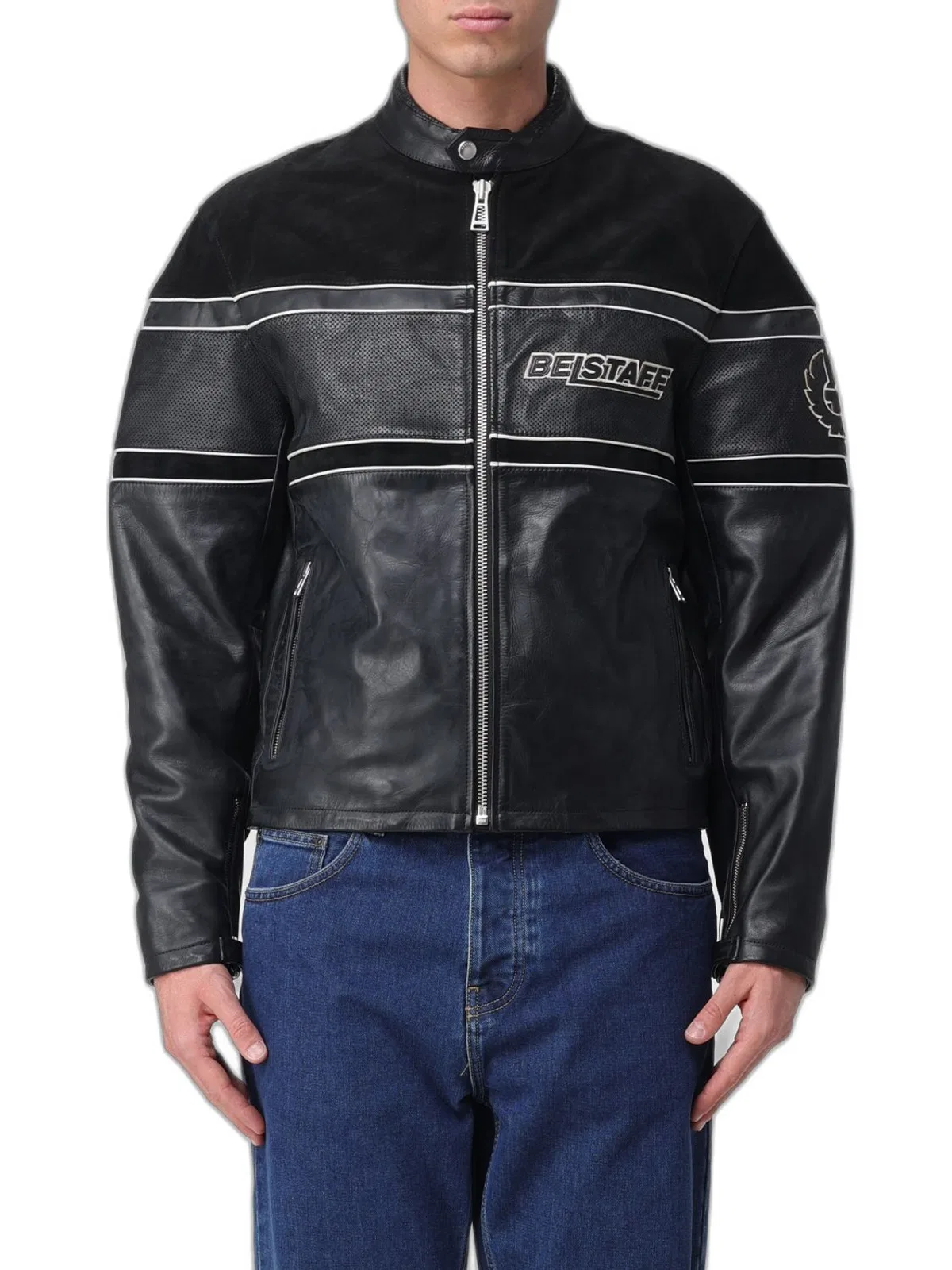 Belstaff Competition Speed Leather Jacket In Black