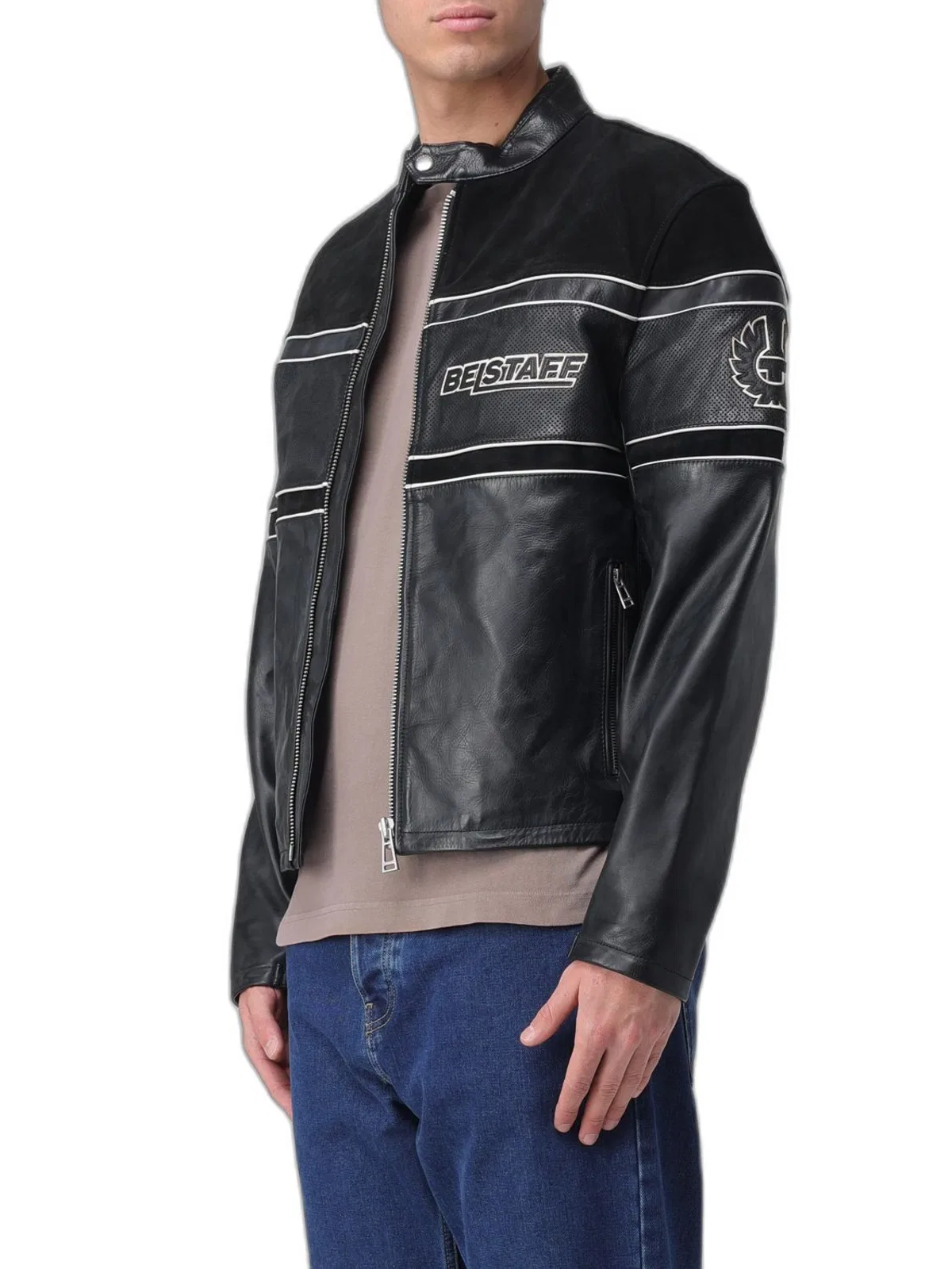 Belstaff Competition Speed Leather Jacket In Black