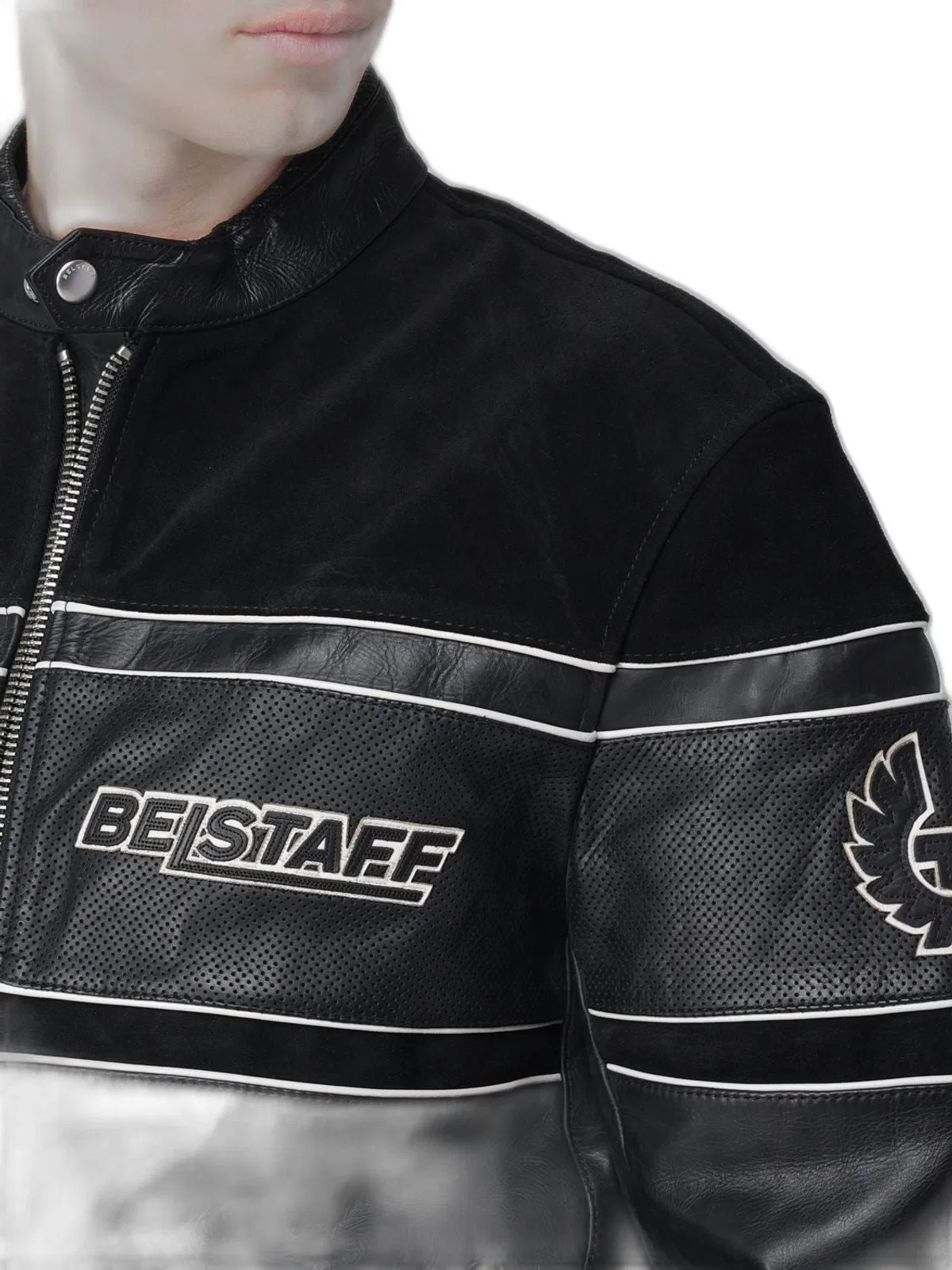 Belstaff Competition Speed Leather Jacket In Black