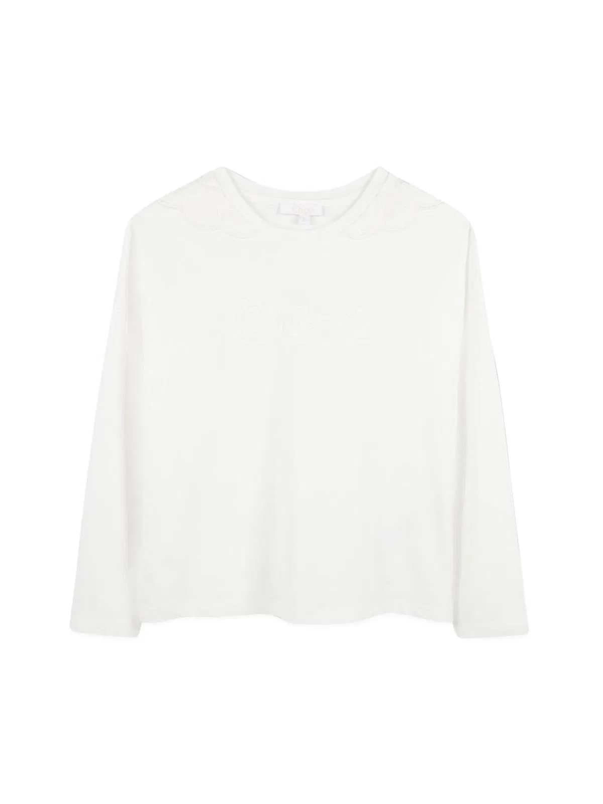 Chloé Tee Shirt M/l In White