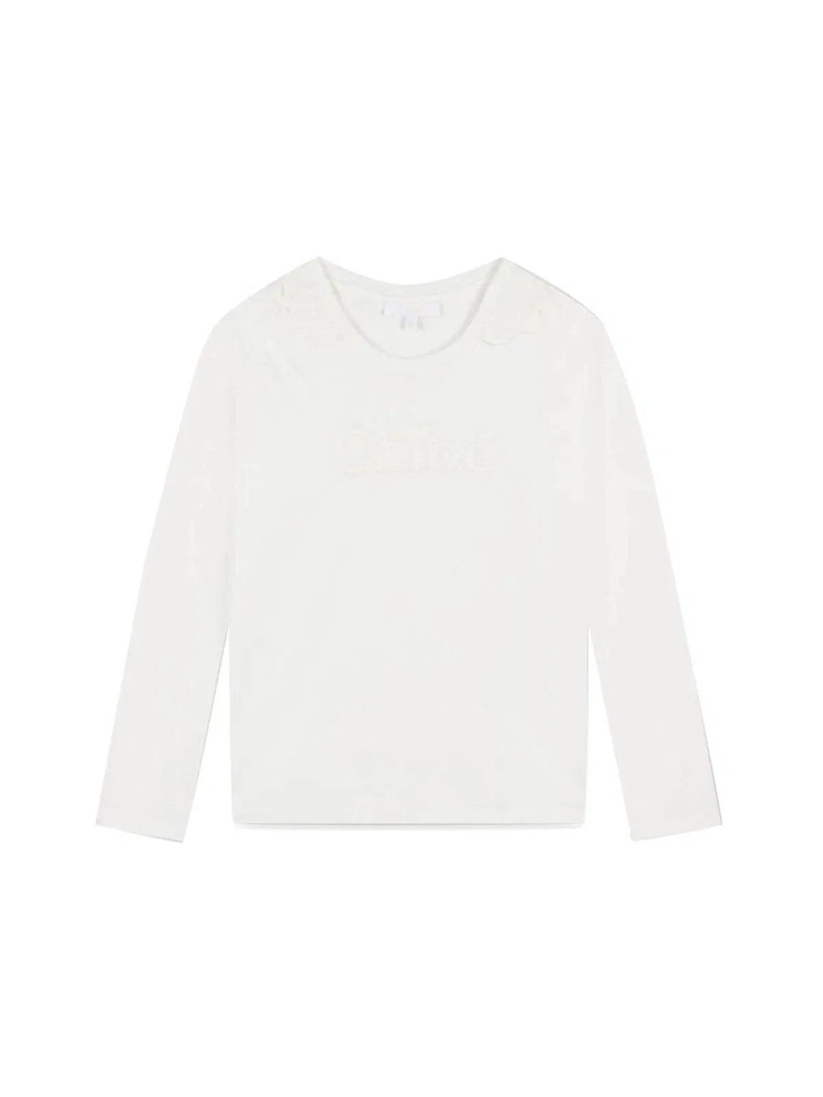 Chloé Tee Shirt M/l In White