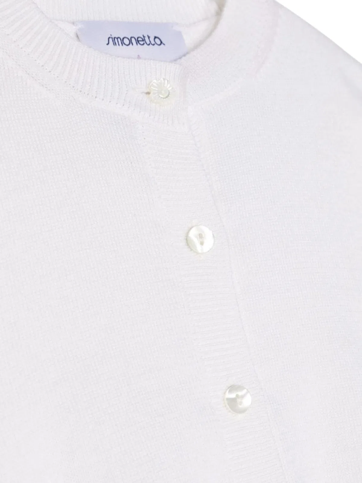 Simonetta Knit Cardigan In White