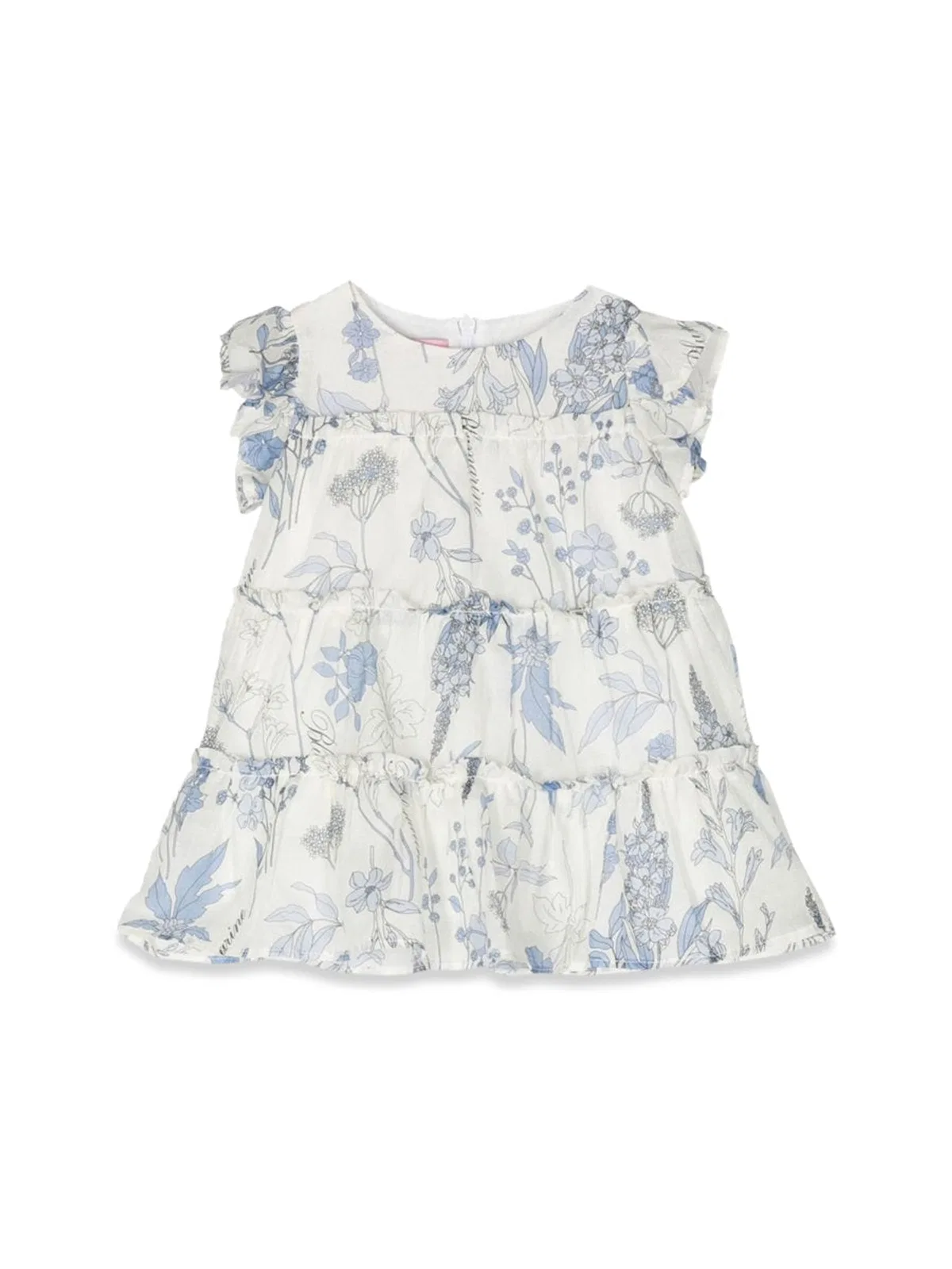 Miss Blumarine Babies'  Print Dress In Multicolor