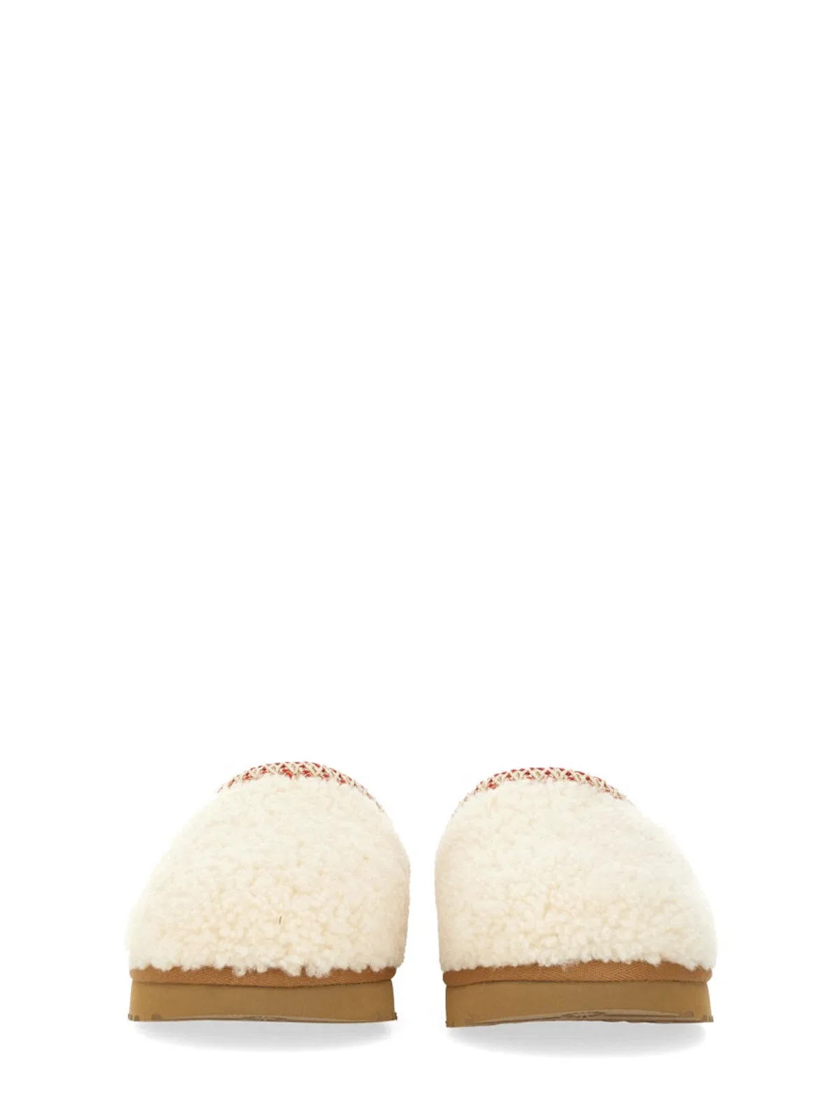 Ugg Tasman Maxi Curly 1158356-nat Slippers Womens Beige Sheepskin Slip On Gug183 In Multi