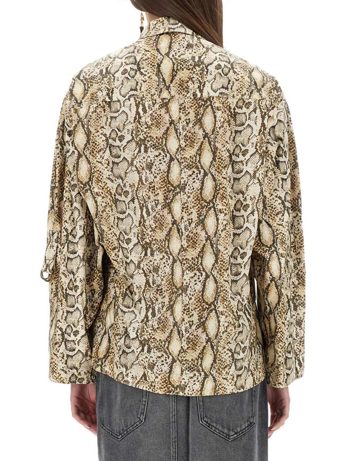 Isabel Marant Multicolor Relaxed Animal Print Shirt In Multicolor