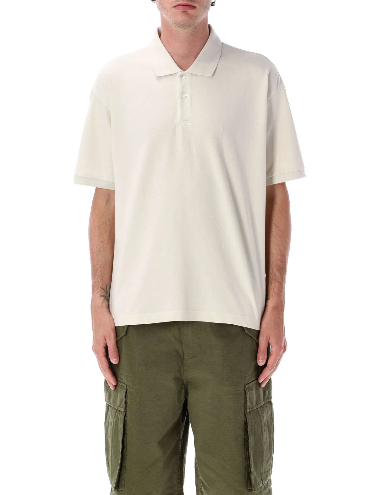 Stussy White Cotton T-Shirt