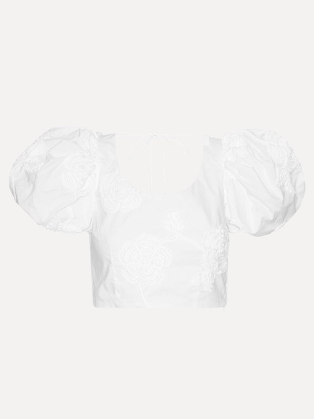 Puff Sleeve Cotton Top