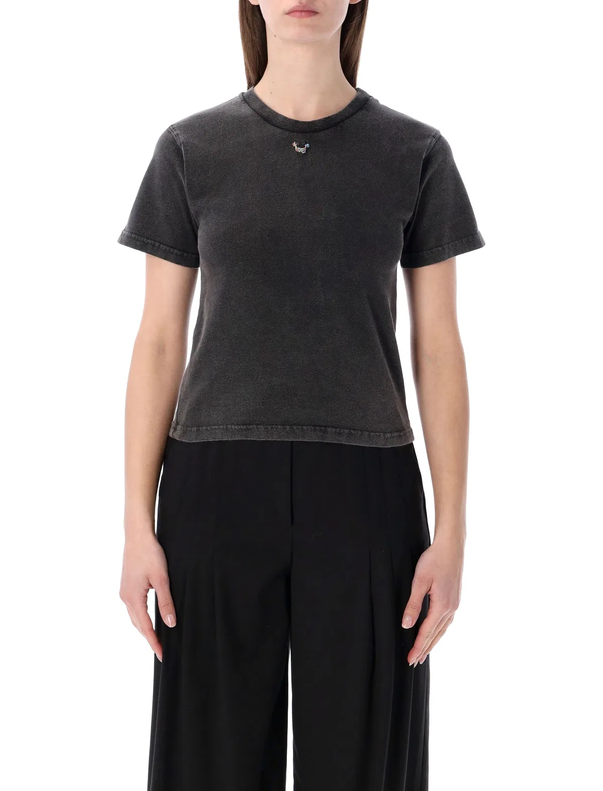 Pierced Fitted T-Shirt