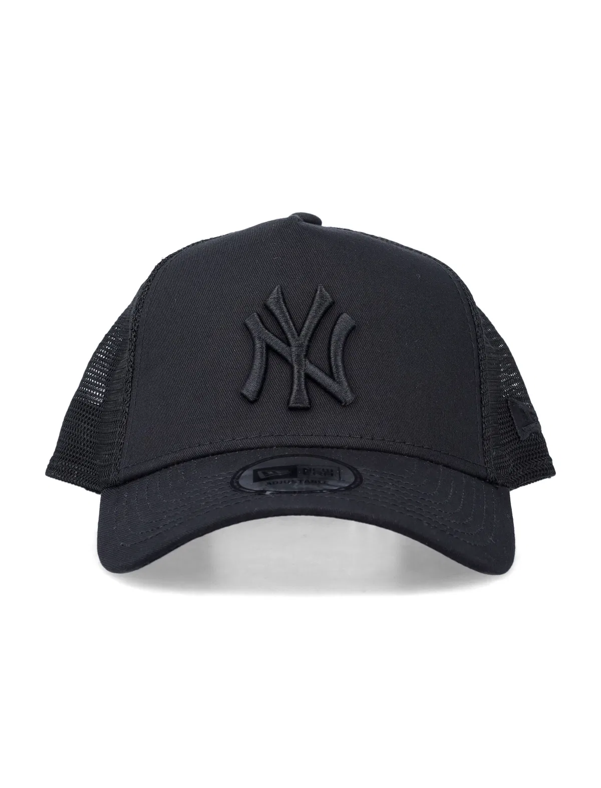 Black Clean A-Frame Trucker Yankees Cap