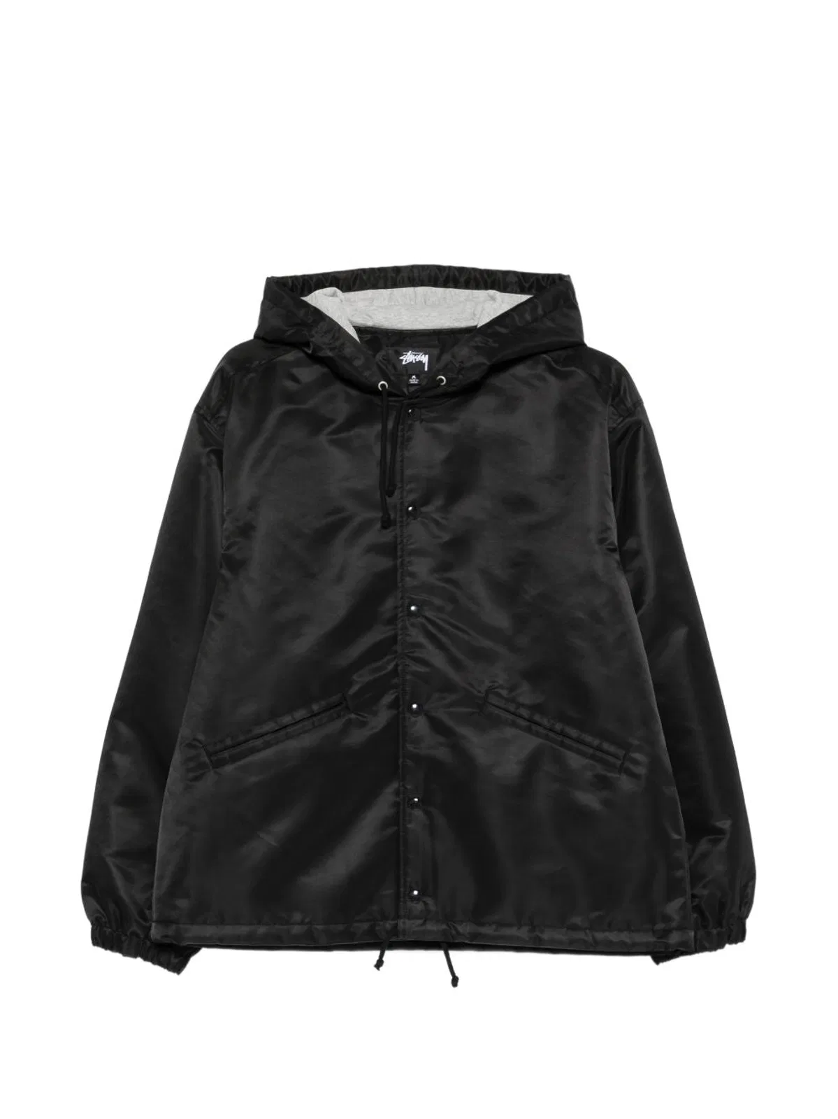 Stussy Drawstring Hood Snap-Button