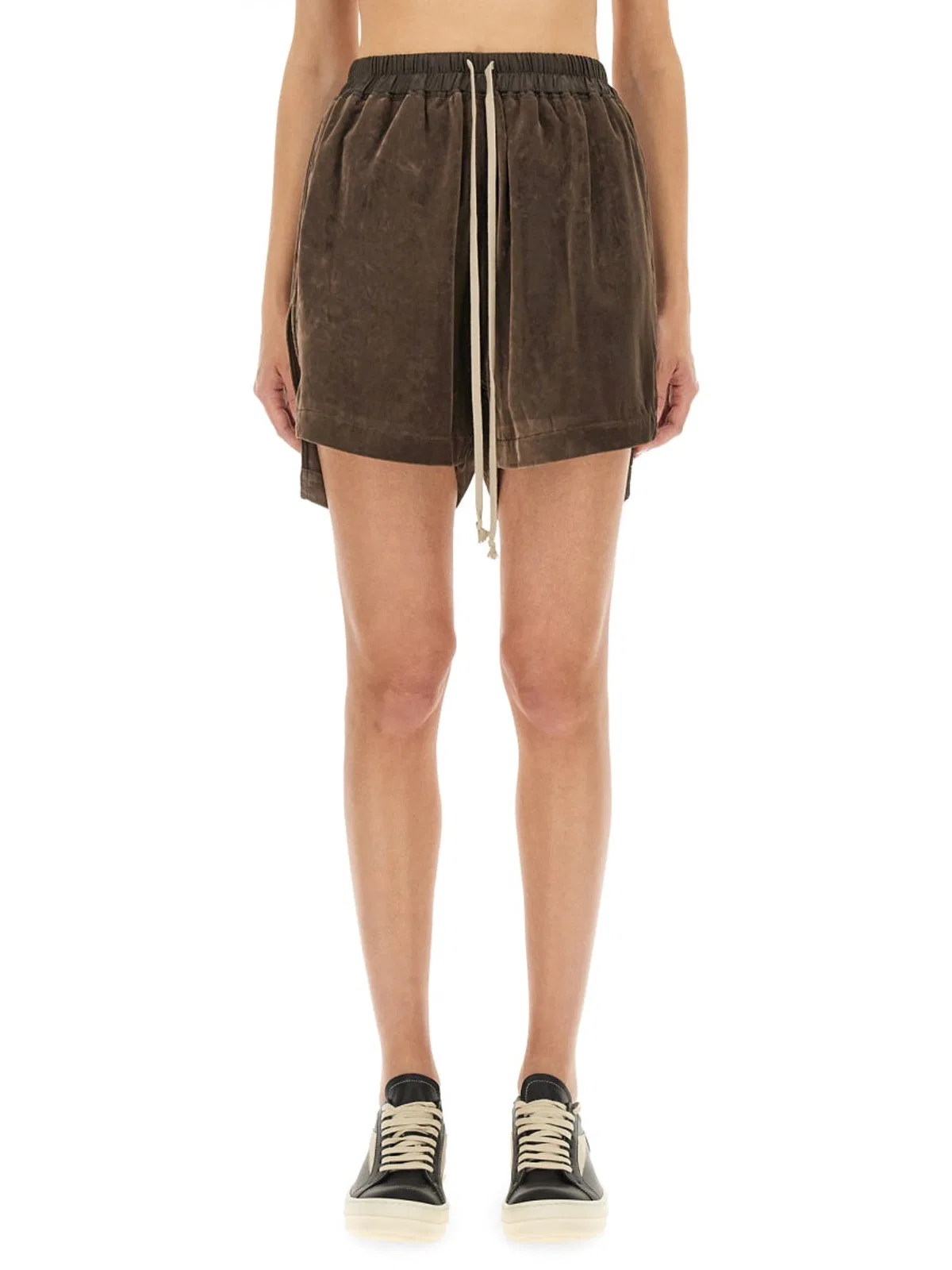 Viscose And Cupro Shorts