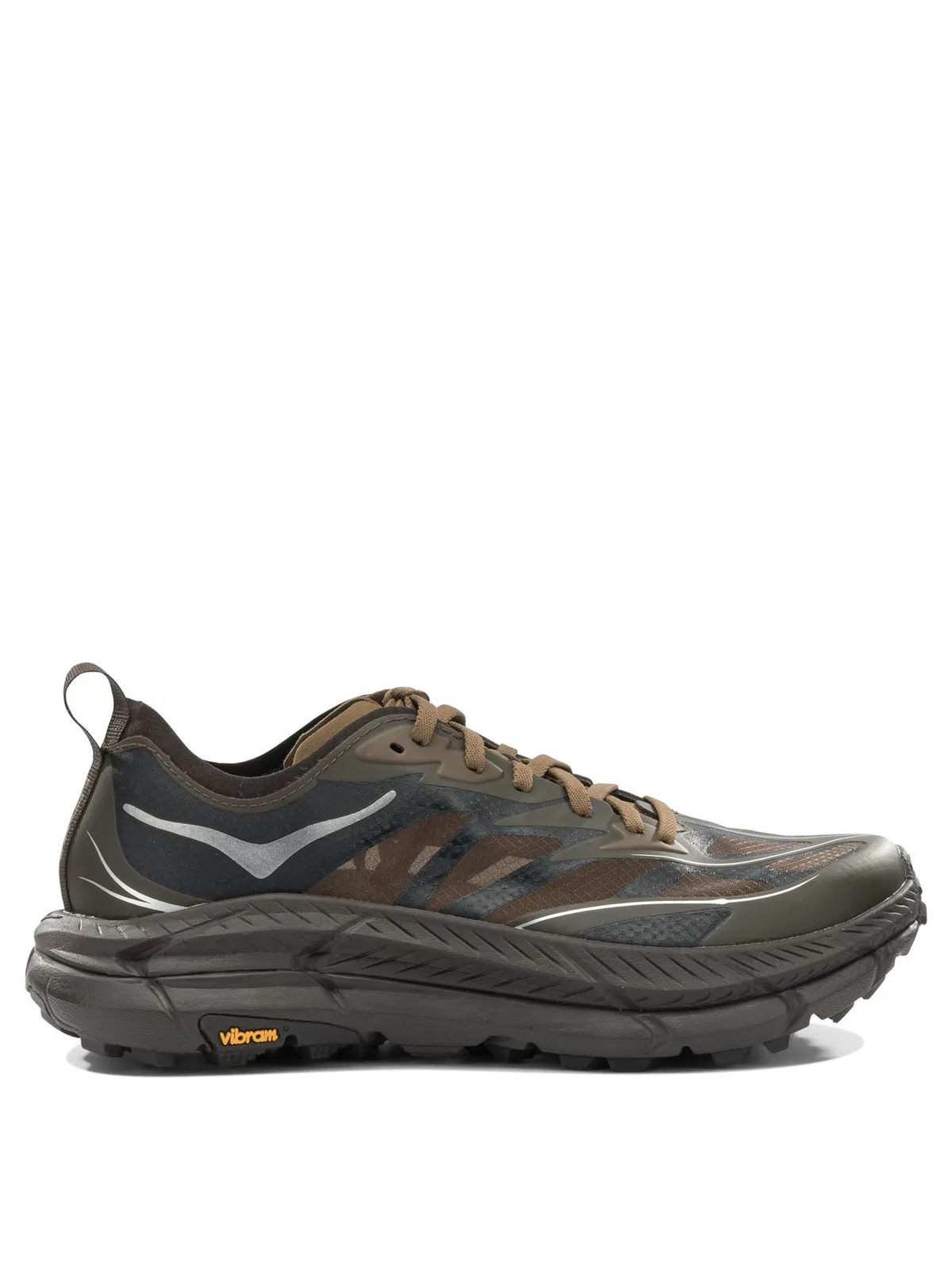 Brown Fabric Sneakers