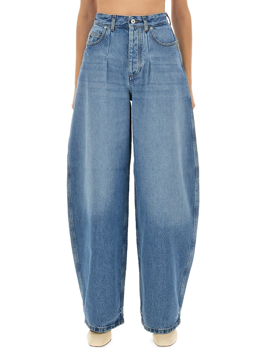 Pantalone In Denim "De-Nimes Ovalo"