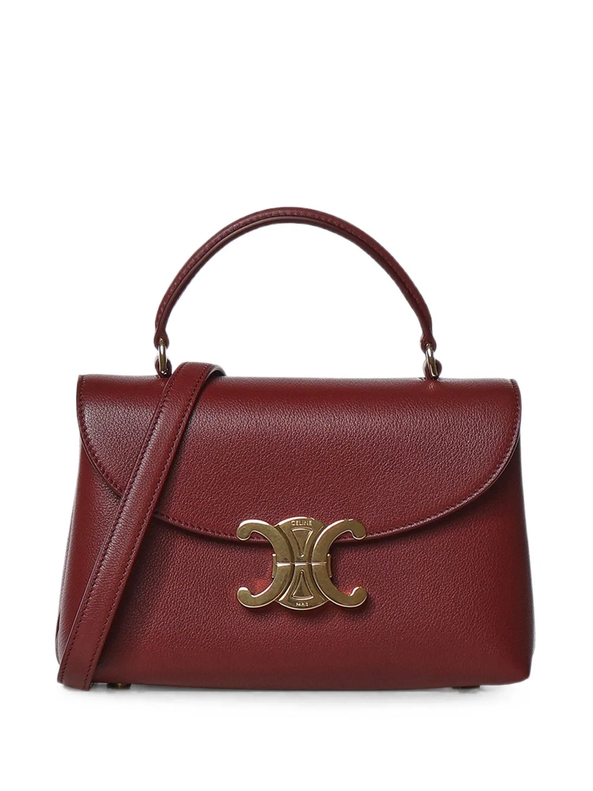 Triomphe Leather Tote Bag