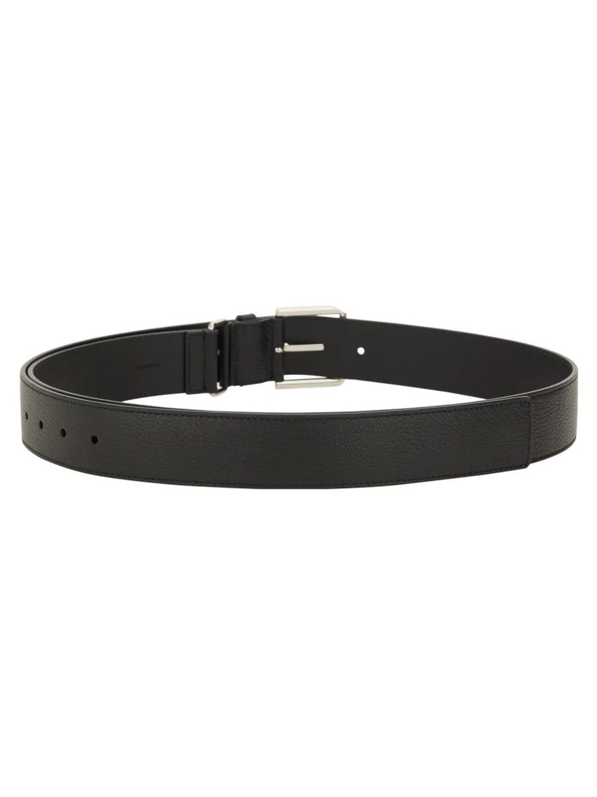 Givenchy Long Leather Belt In Black
