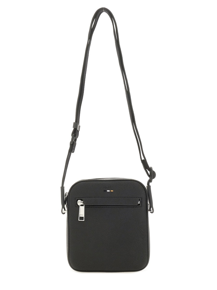 Borsa "Reporter" Con Logo In Rilievo