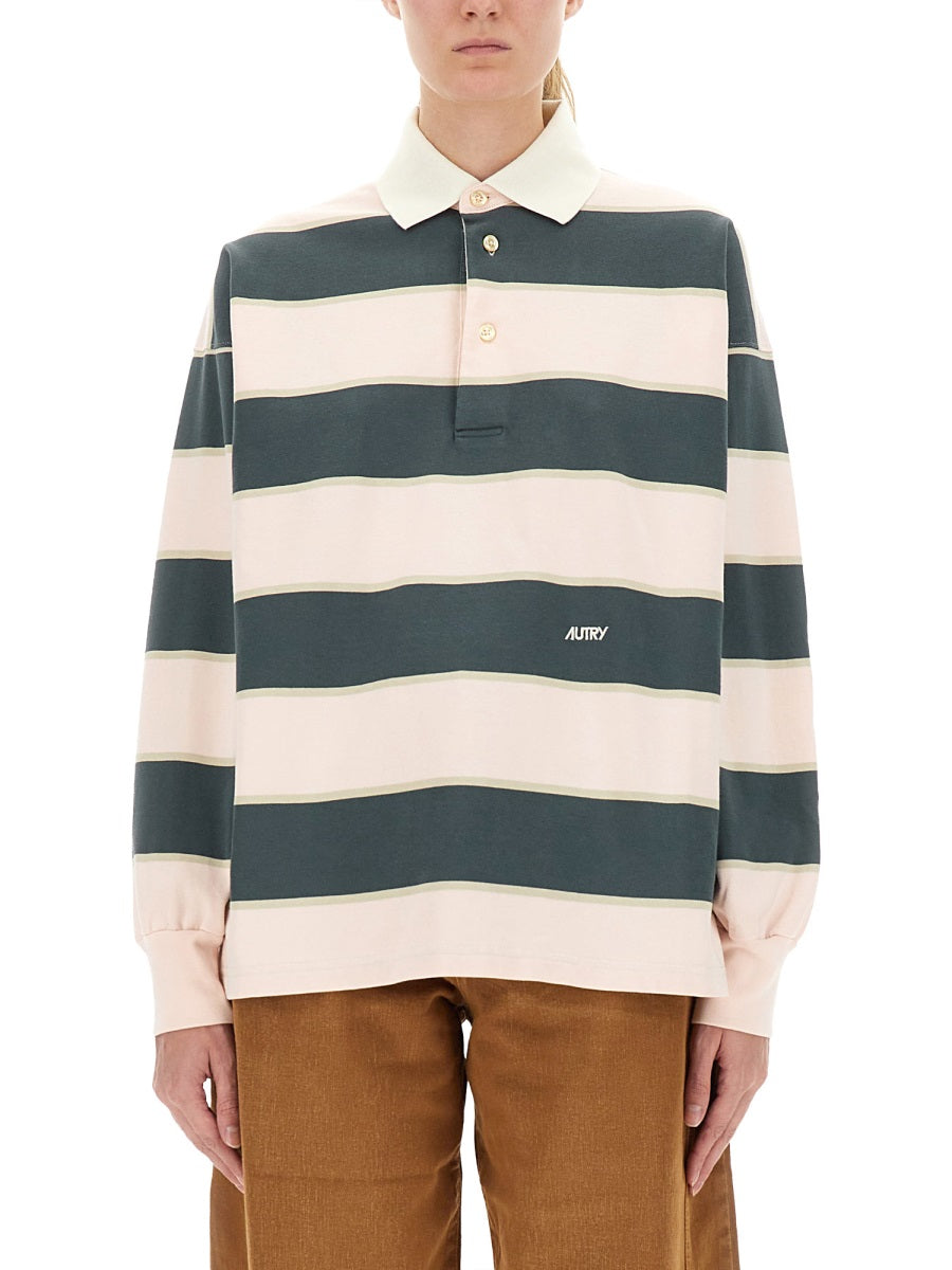 Striped Polo.