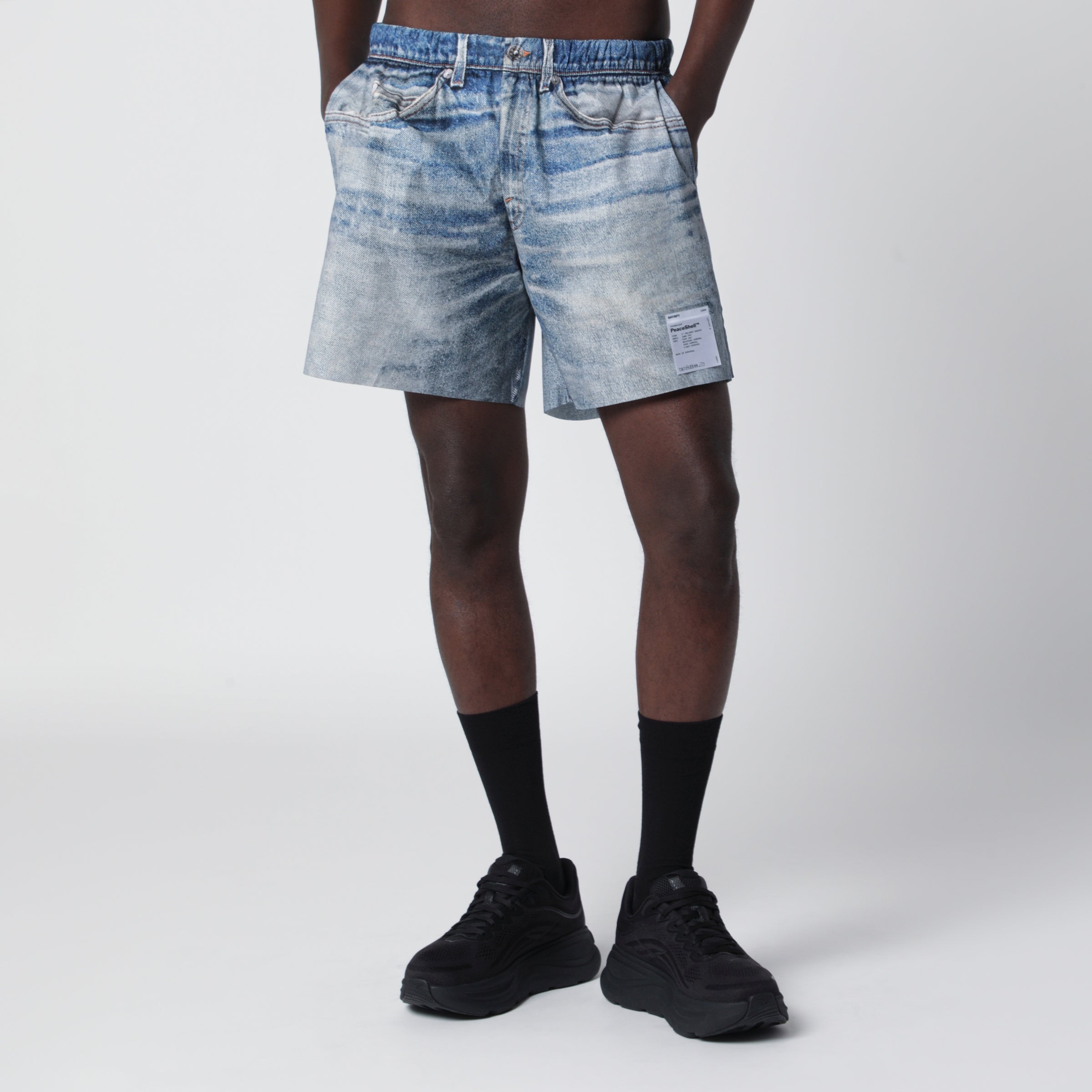 Peaceshell 5" Shorts In Digital Denim