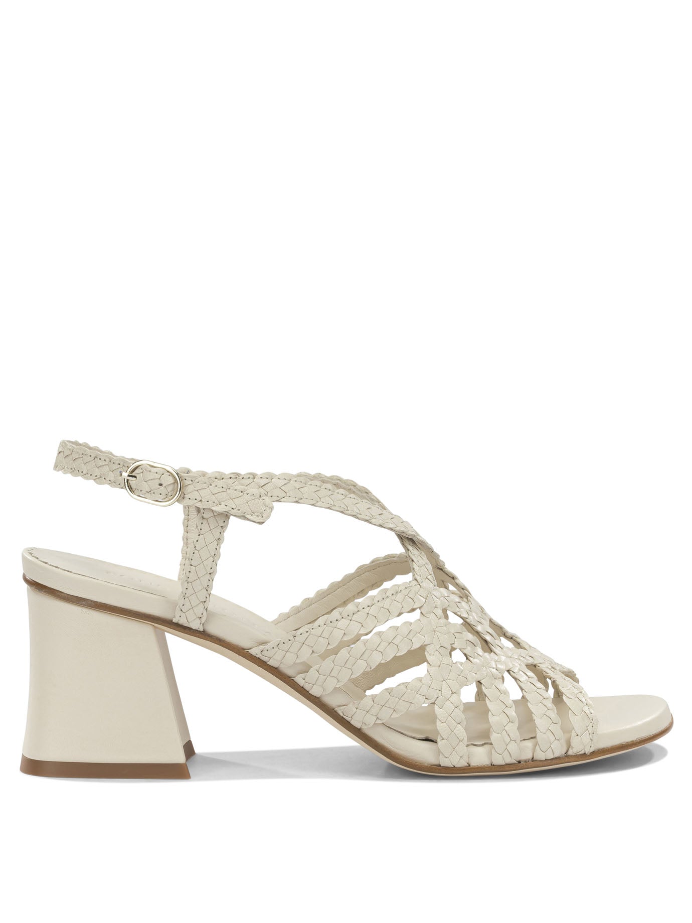 White Leather Sandals
