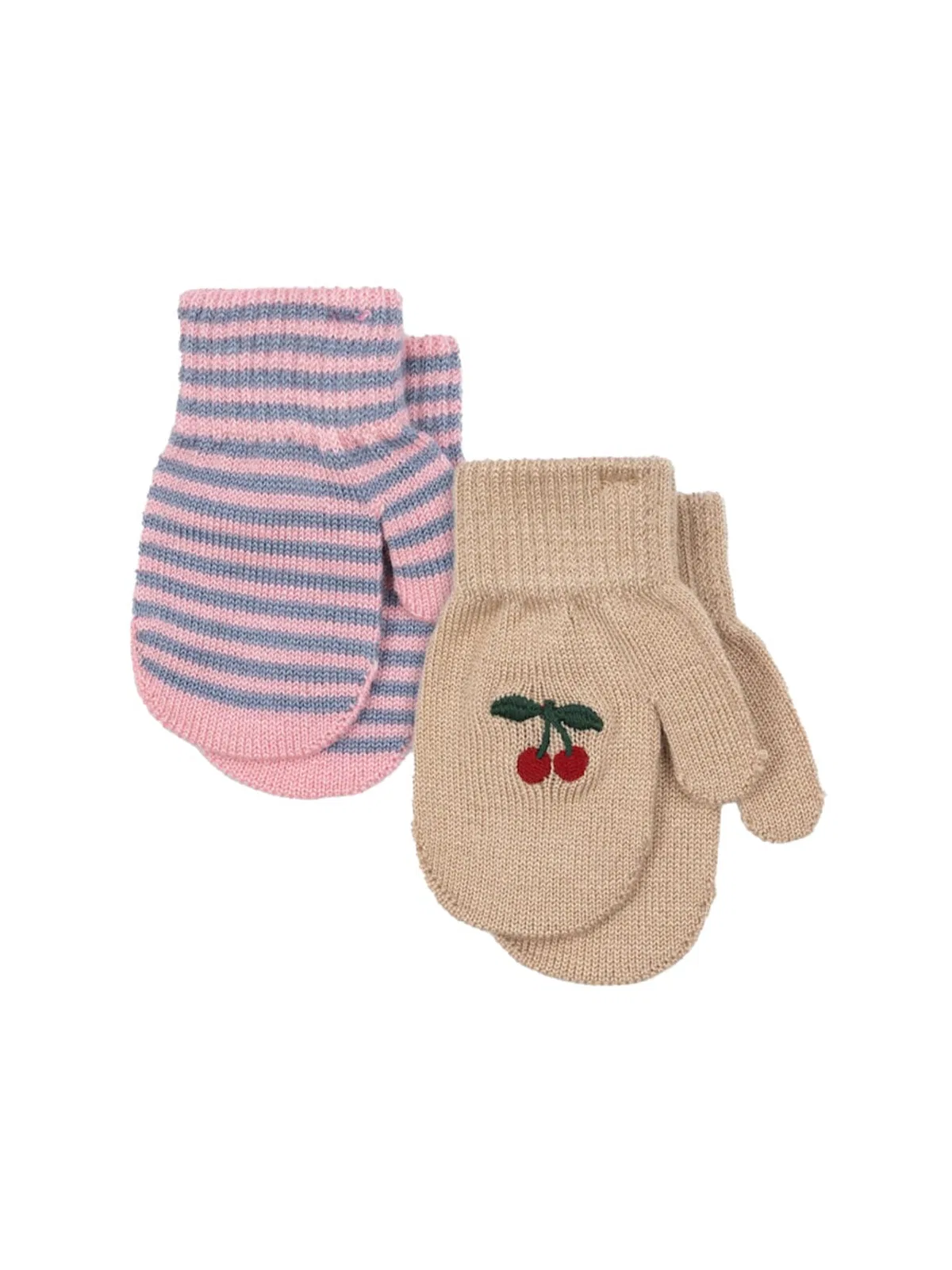 Konges Sløjd Set 2 Pairs Of Gloves In Multicolor