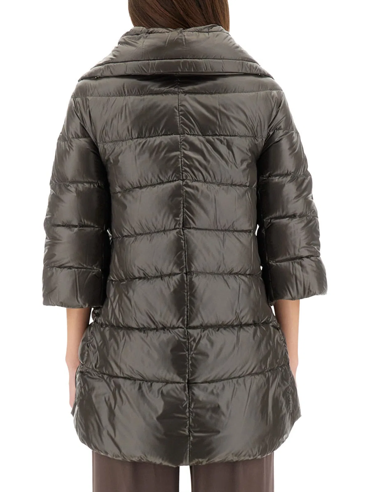 Herno "a-shape Cleofe" Jacket In Black