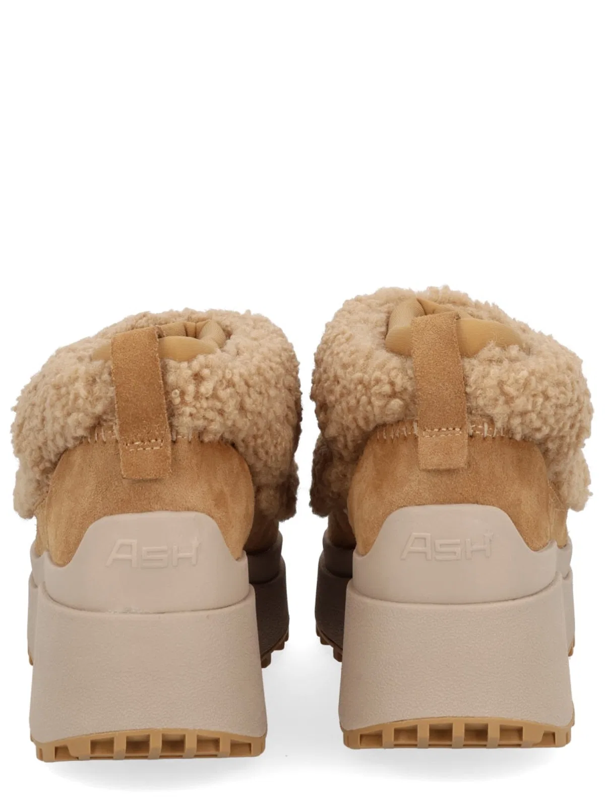 Ash Ankle Boots With Platform And Pull Tab In Brown
