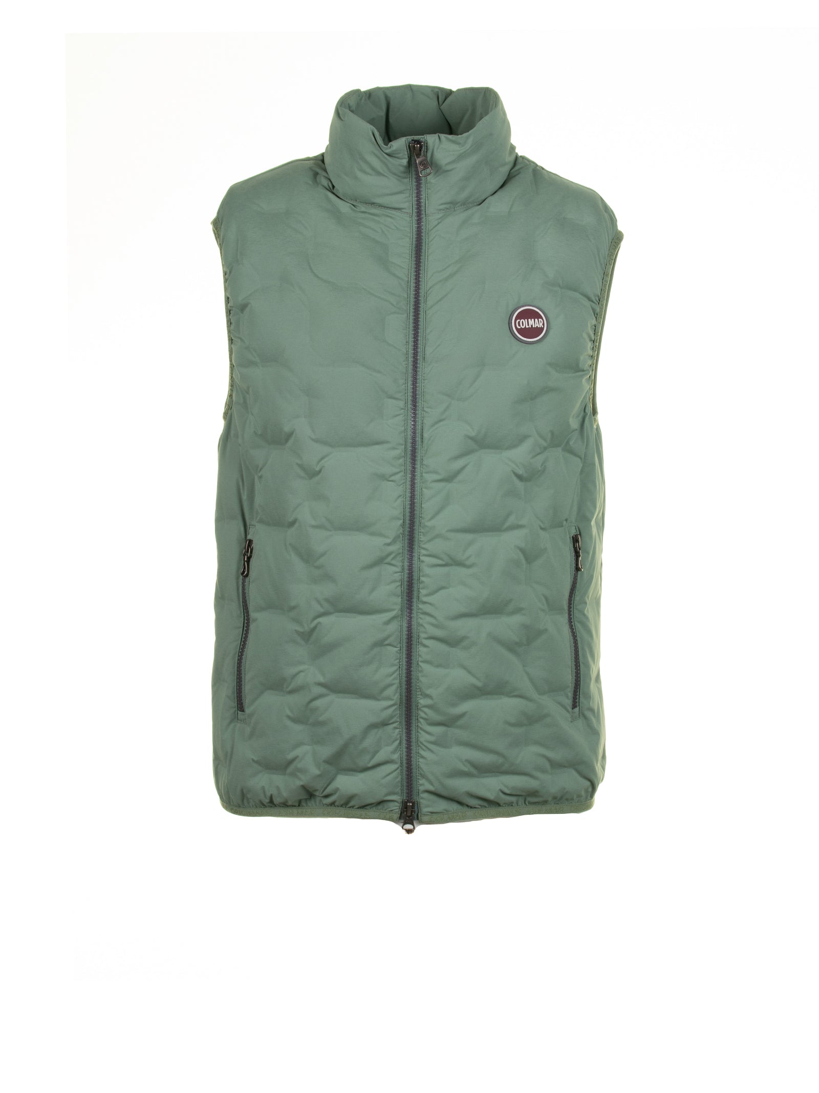 Green Down Quilted Vest