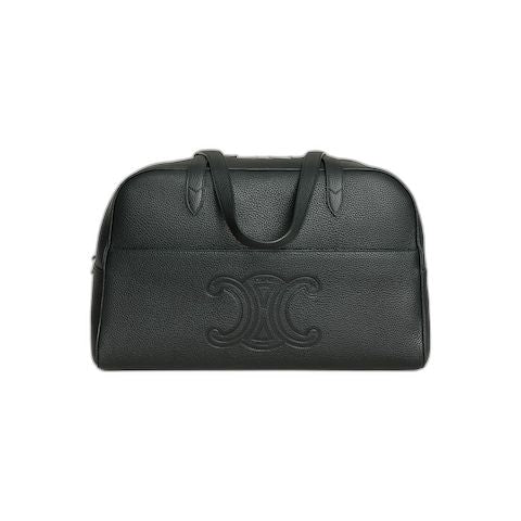 Night Green Leather Duffle Bag