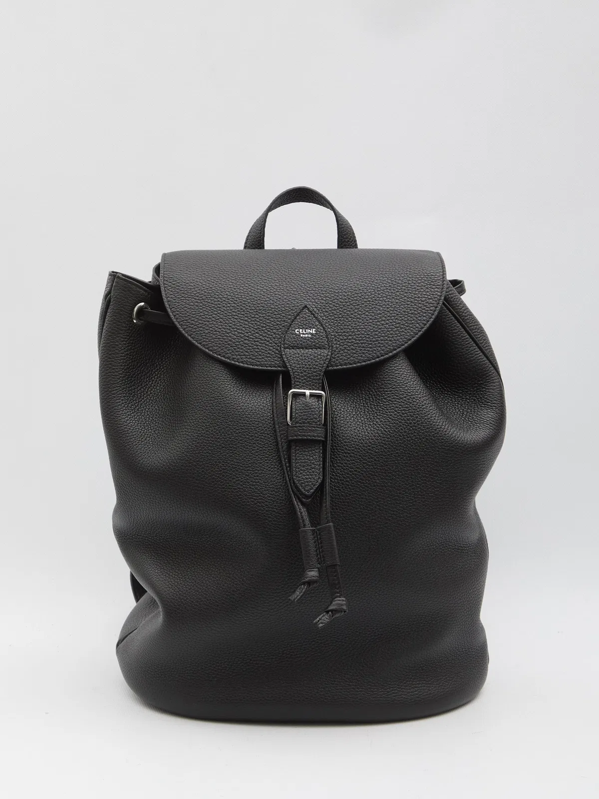 Large Leather Folco Backpack