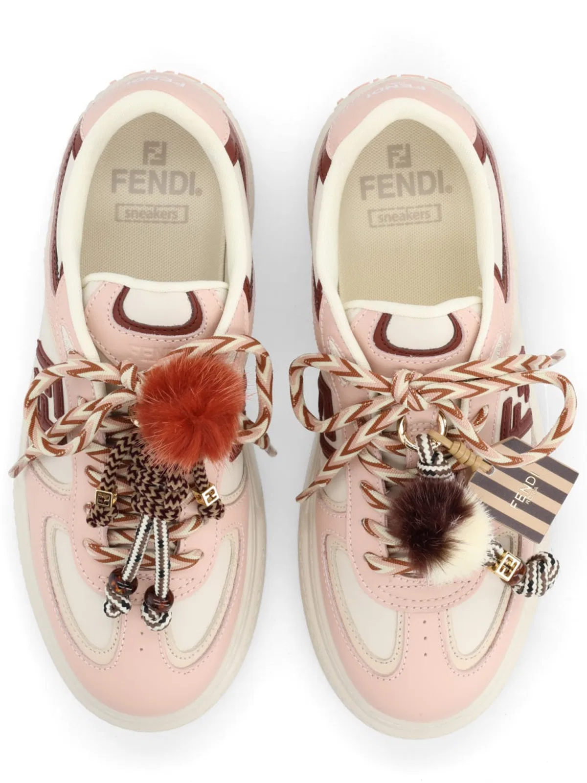 Fendi Low Top Sneaker In Pink