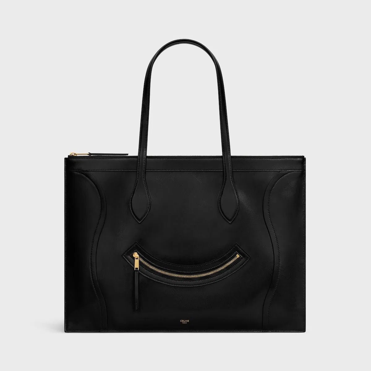 Flat Luggage Zip Tote Bag