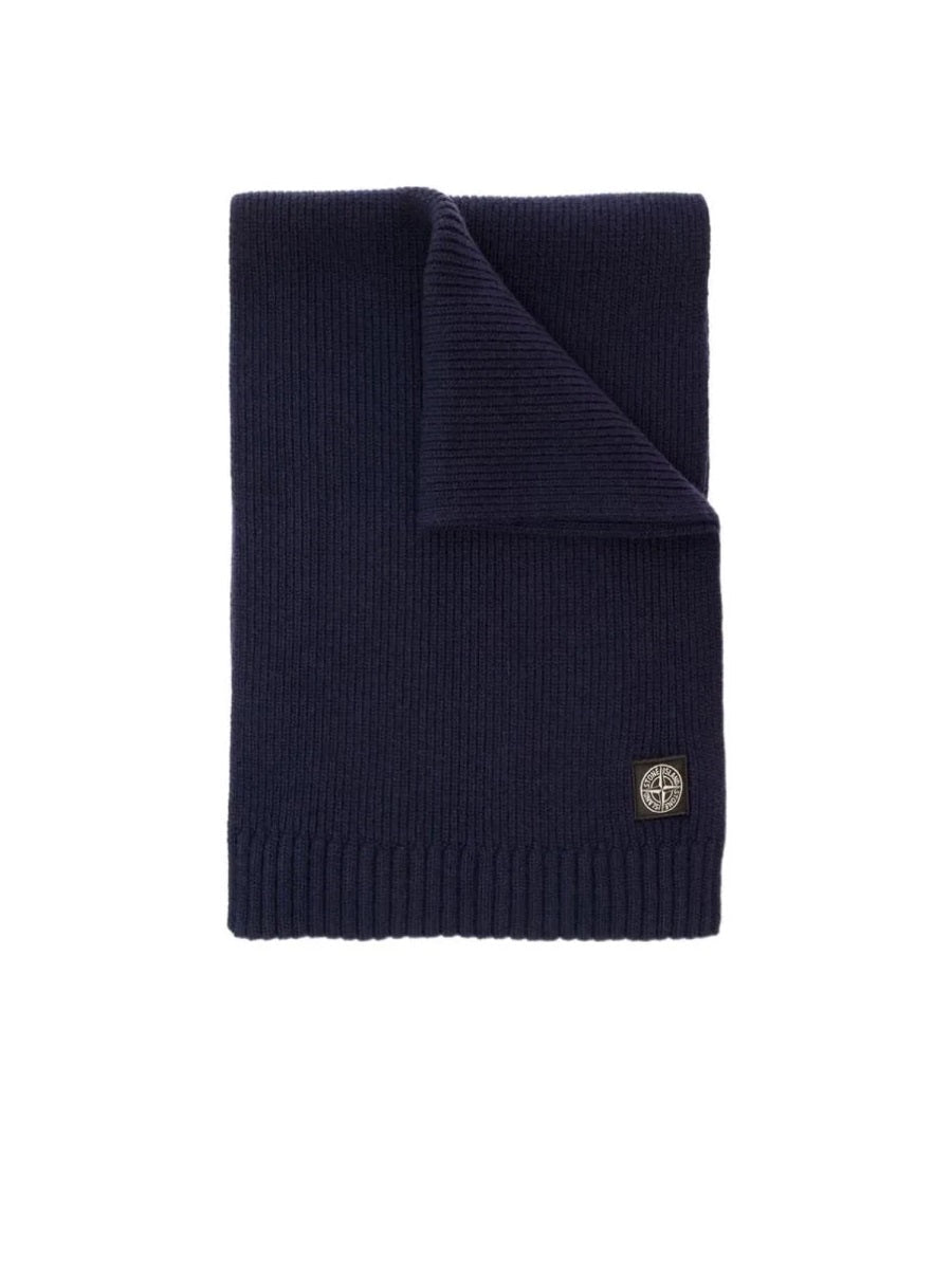 Scarf With Logo Patch