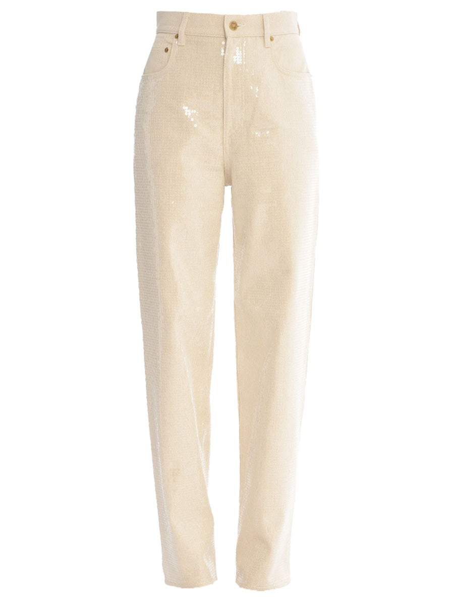"Kim" Pants With Sequins