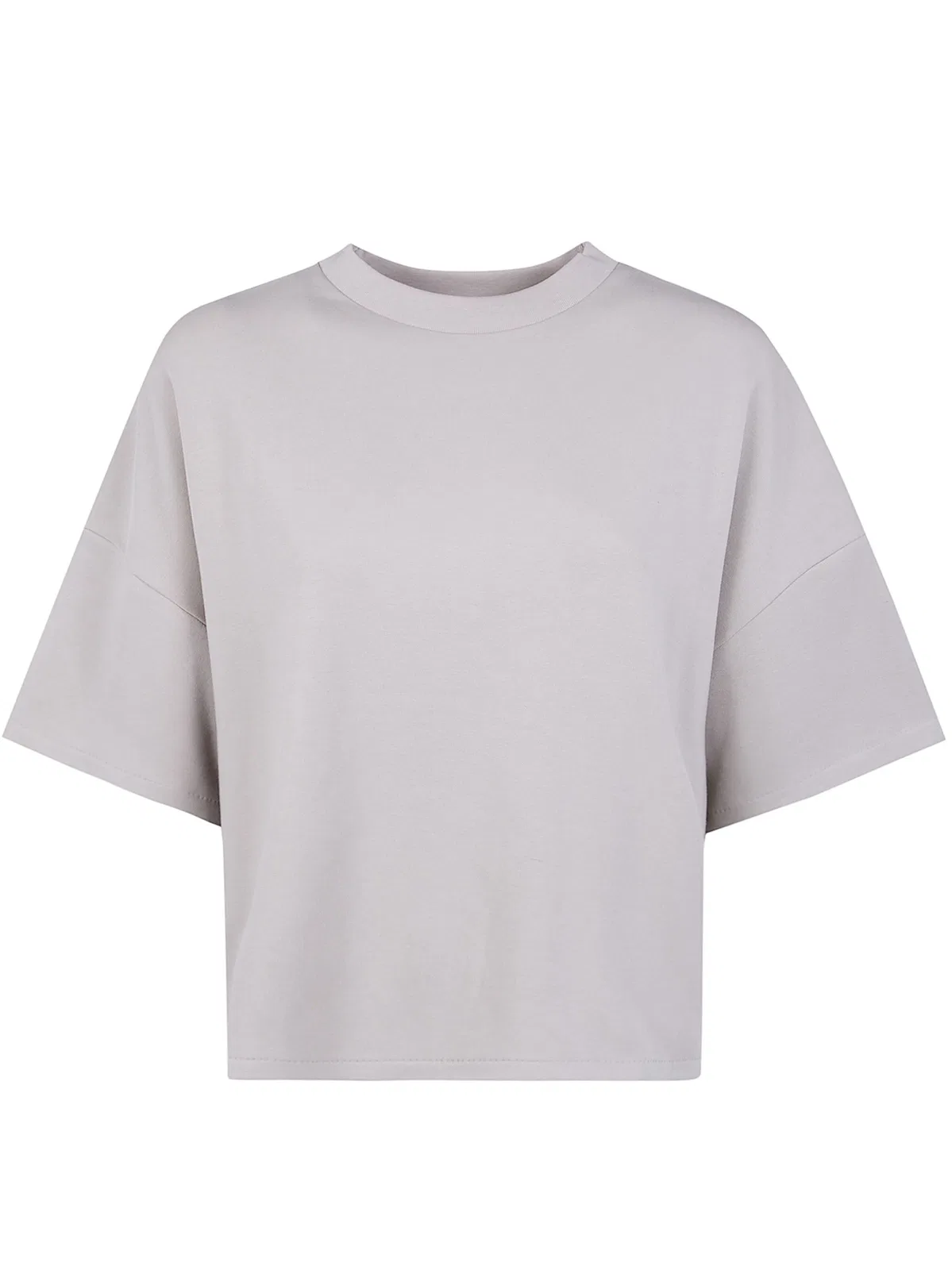 Essentials Fear Of God  Womens Boxy Tee In Gray