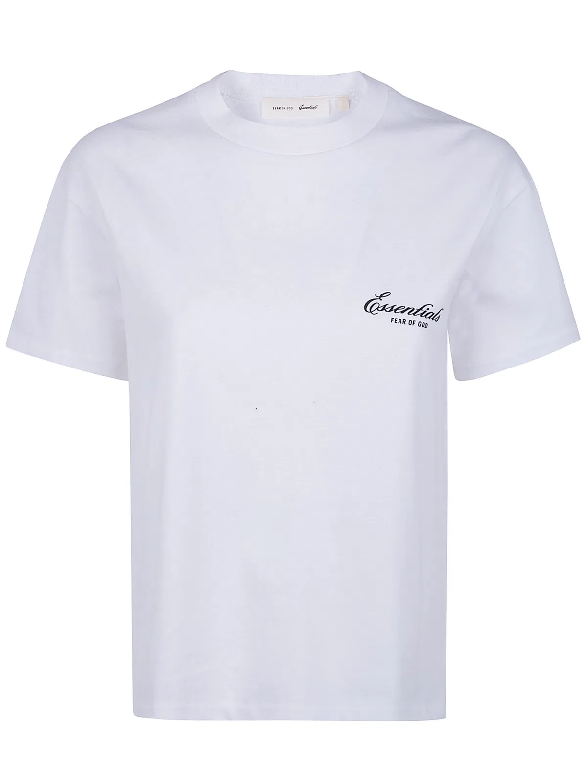 Essentials Fear Of God  Classic Short Sleeve Tee In White